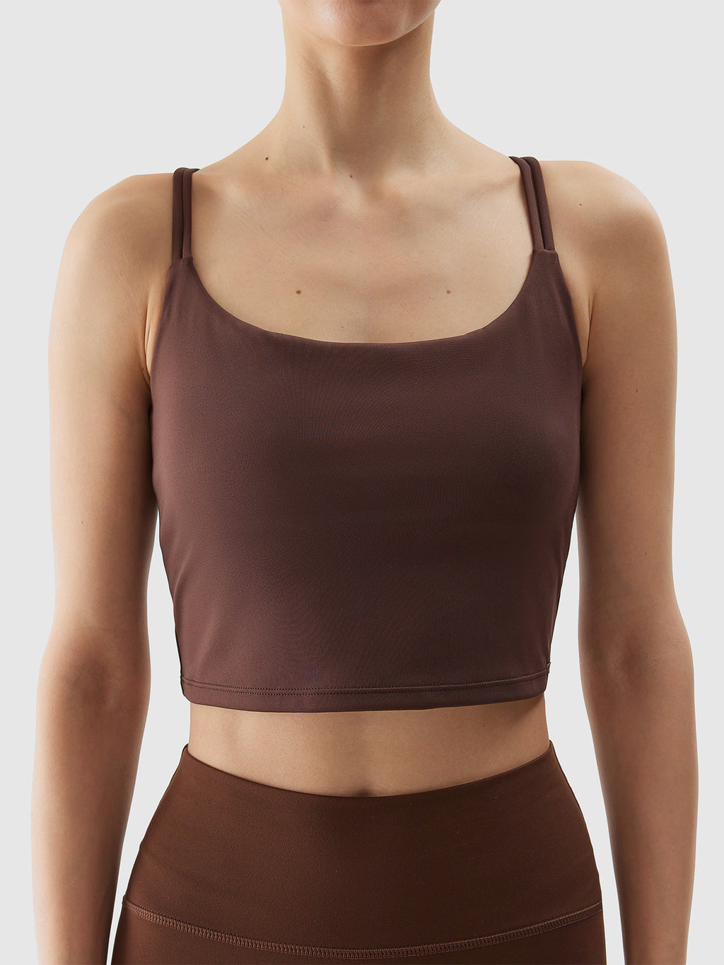 Crop top do jogi i pilatesu z materiału z recyklingu damski