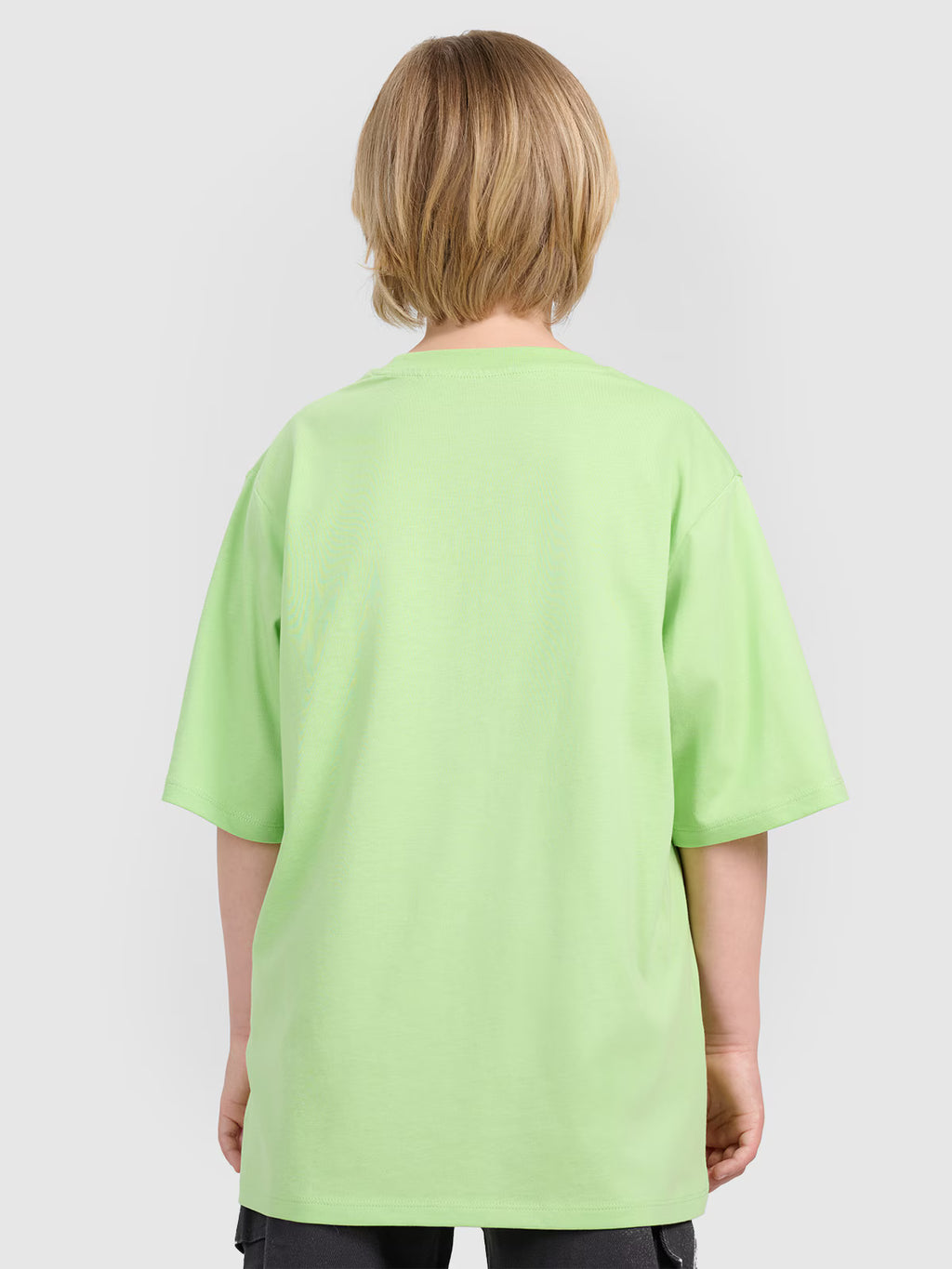 T-shirt oversize z nadrukiem chłopięcy