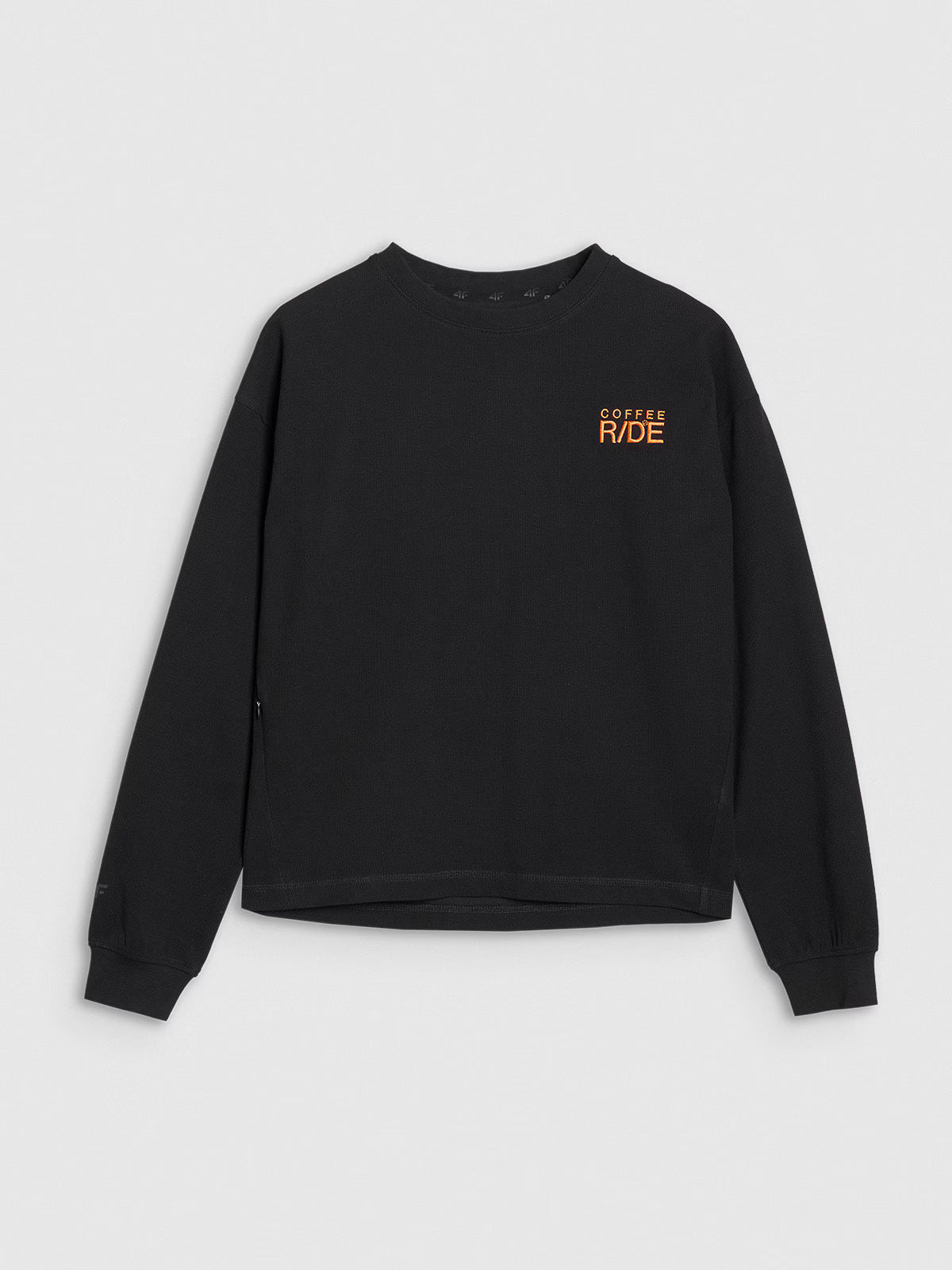 Longsleeve oversize z nadrukiem damski