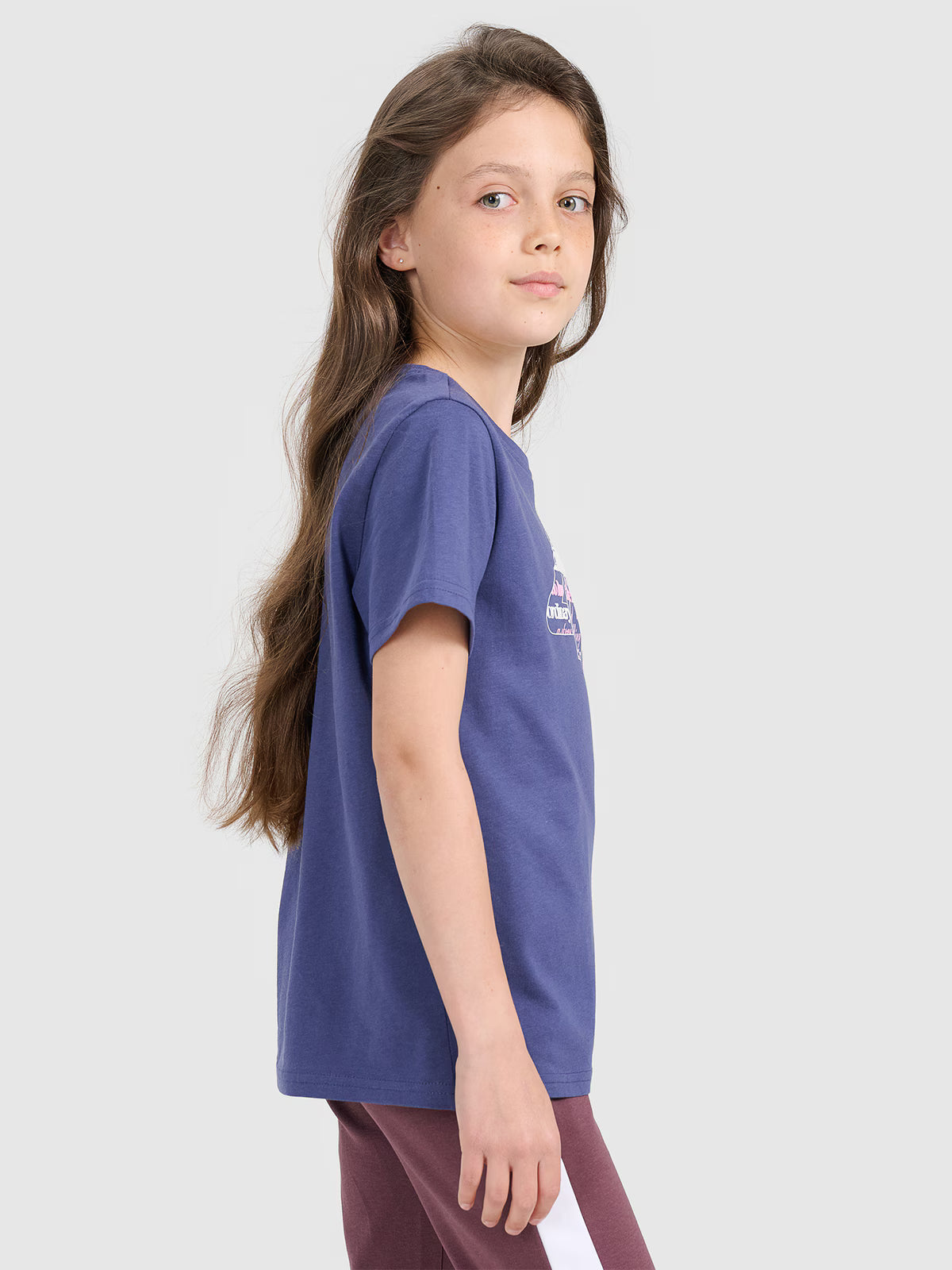 T-shirt regular z nadrukiem dziewczęcy
