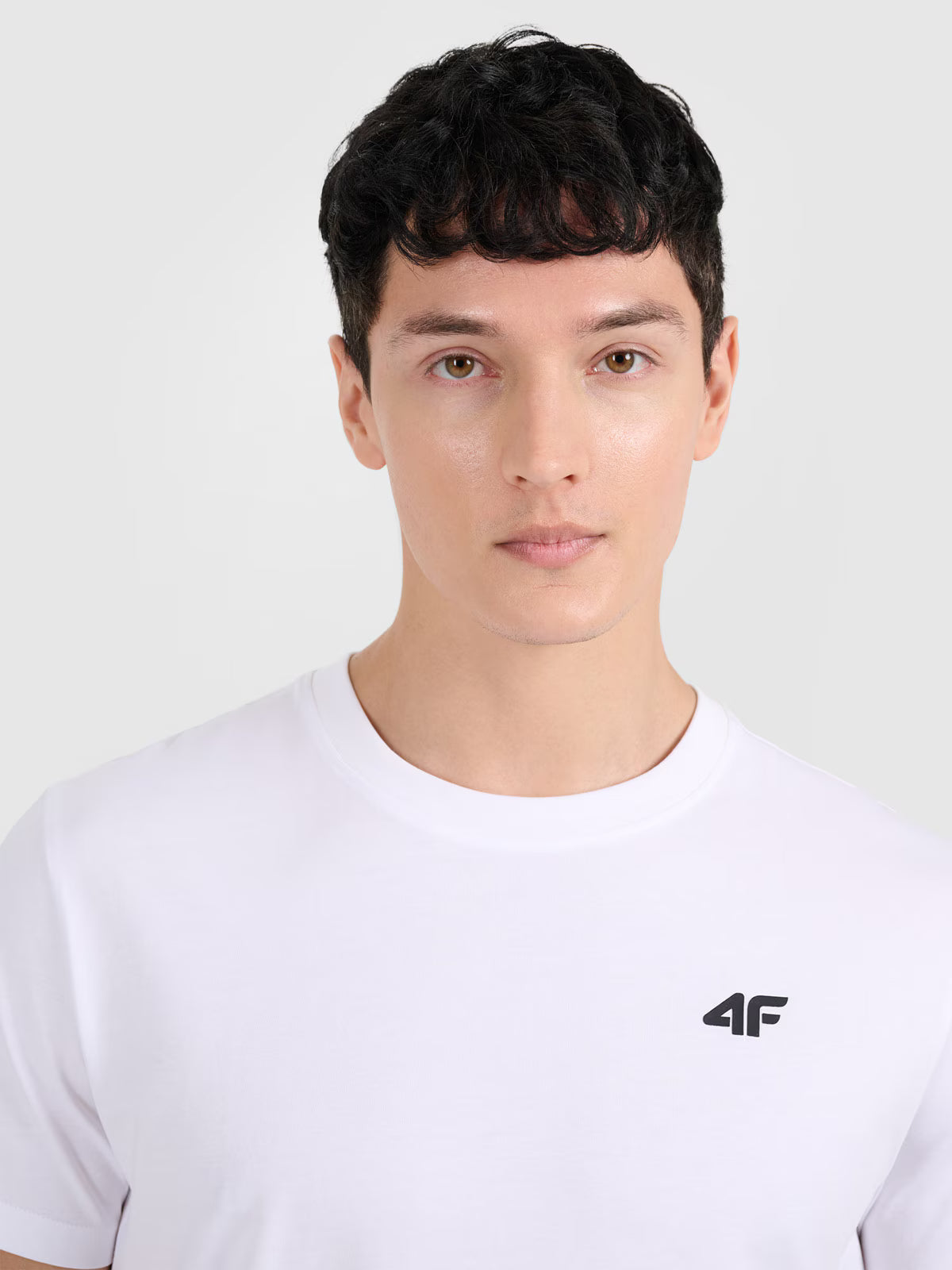 T-shirt regular gładki męski (2-pack)