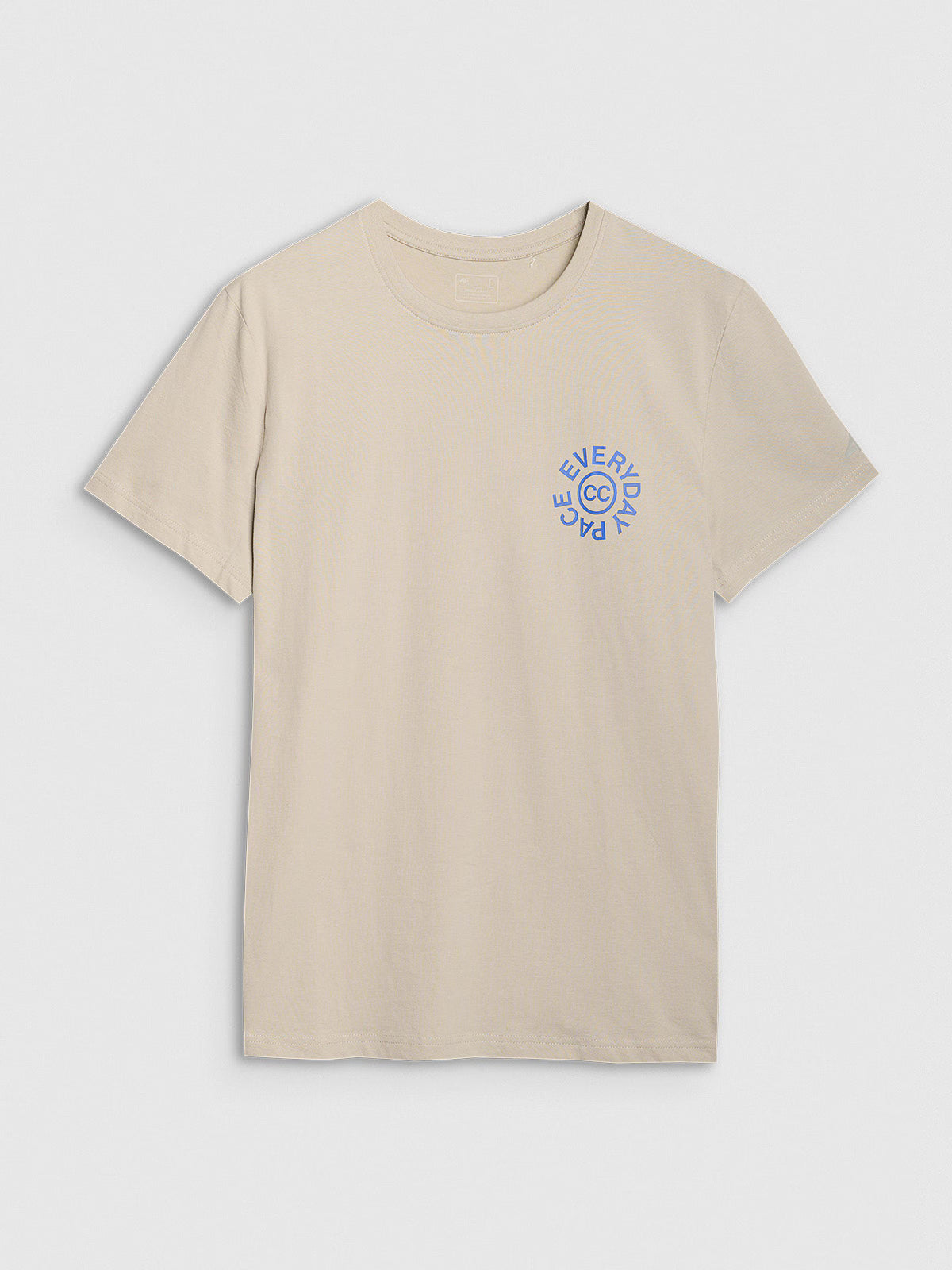 T-shirt regular z nadrukiem męski