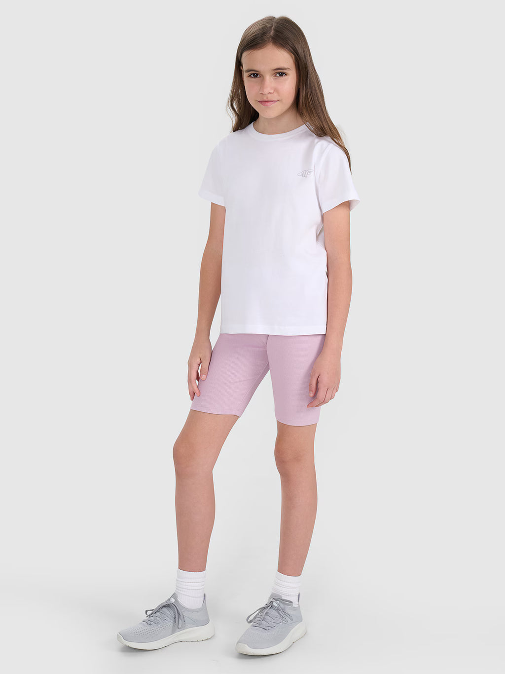 T-shirt regular gładki (2-pack) dziecięcy