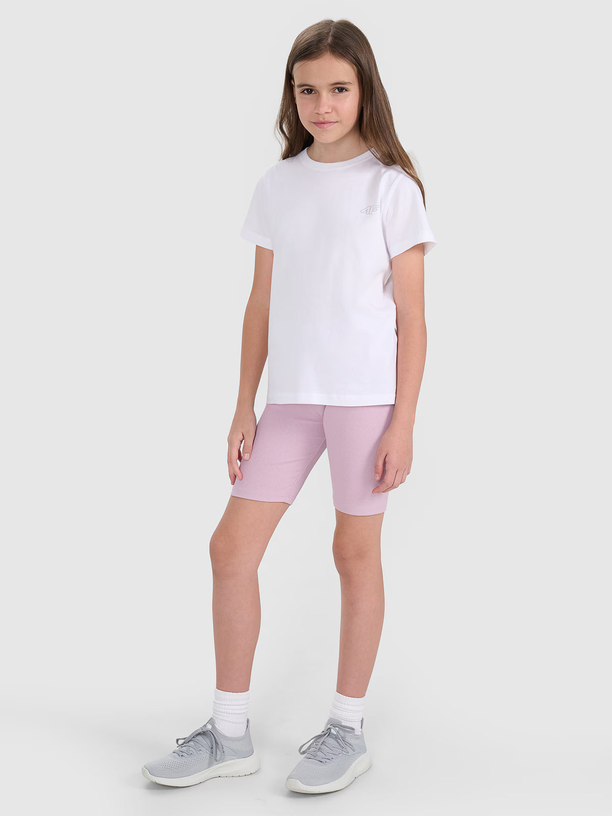 T-shirt regular gładki (2-pack) dziecięcy