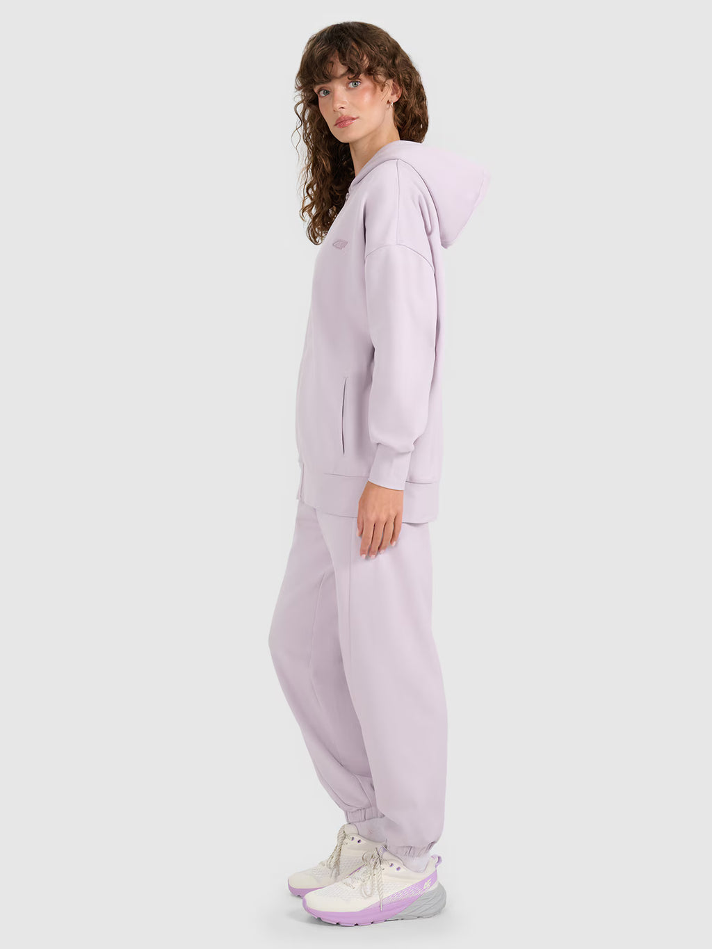 Bluza dresowa rozpinana z kapturem damska