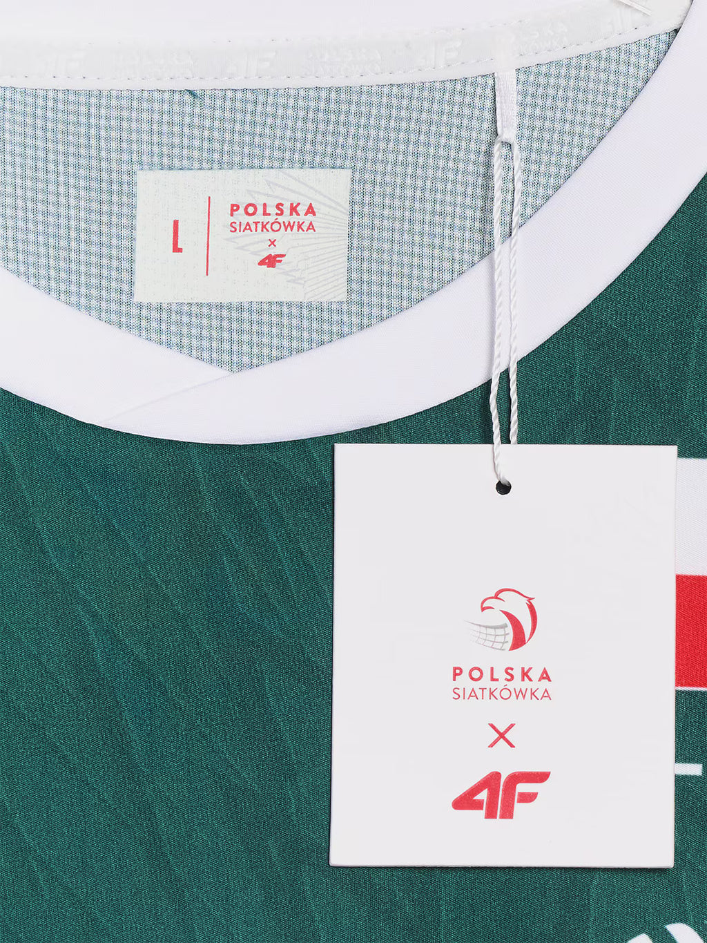 Koszulka meczowa replika domowa z możliwością personalizacji męska 4F x Polska Siatkówka