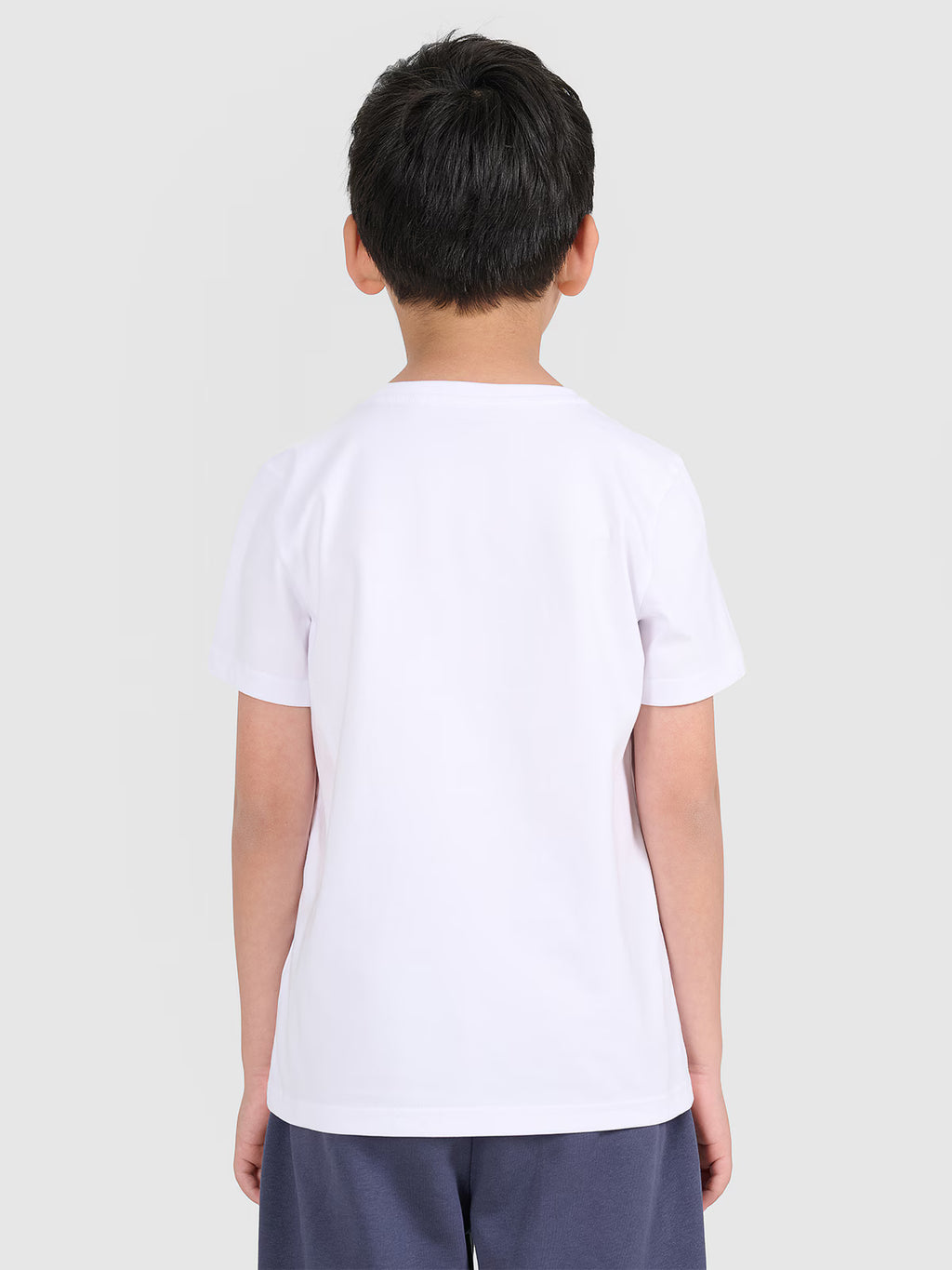 T-shirt regular gładki chłopięcy