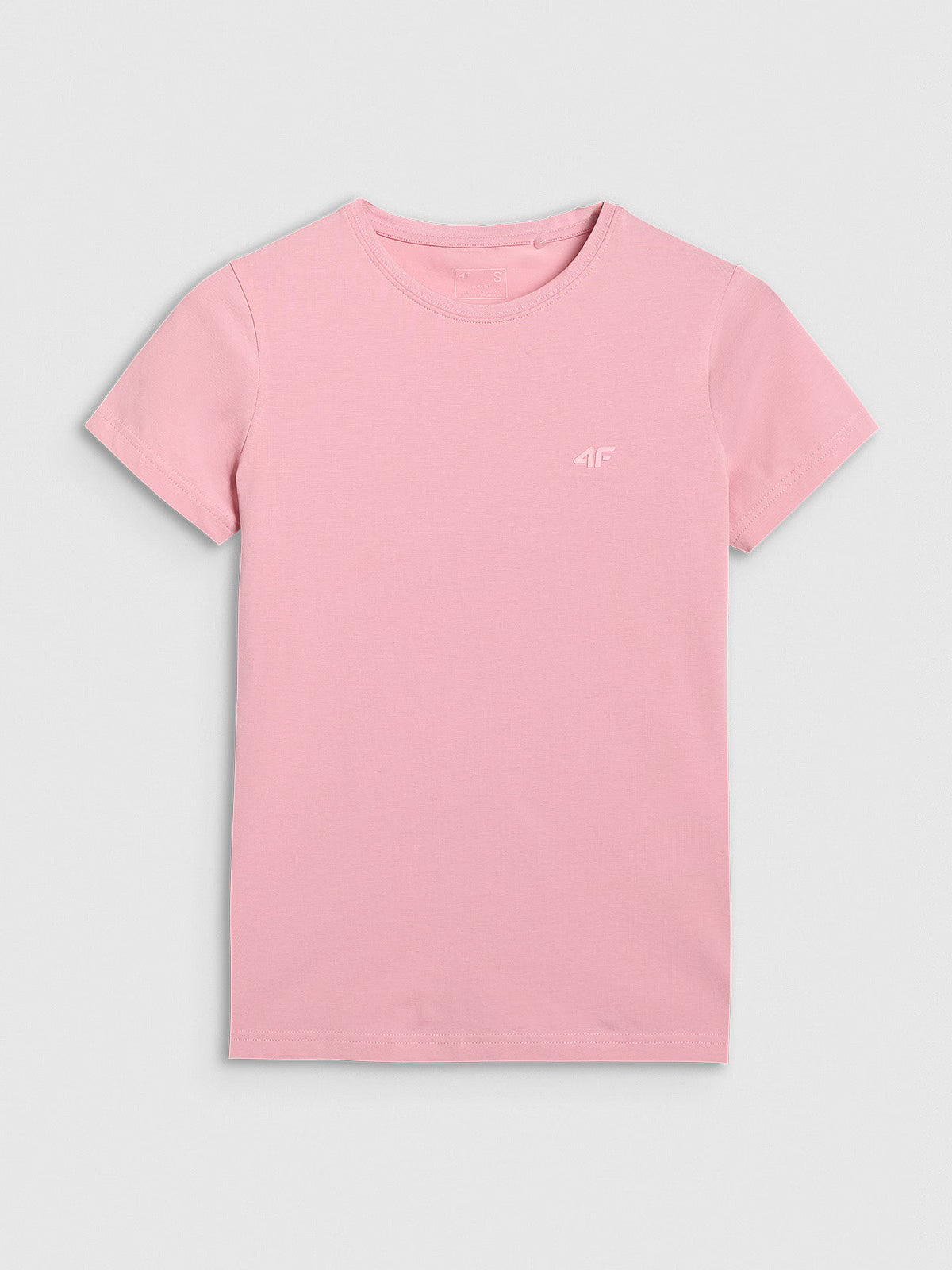 T-shirt slim gładki damski