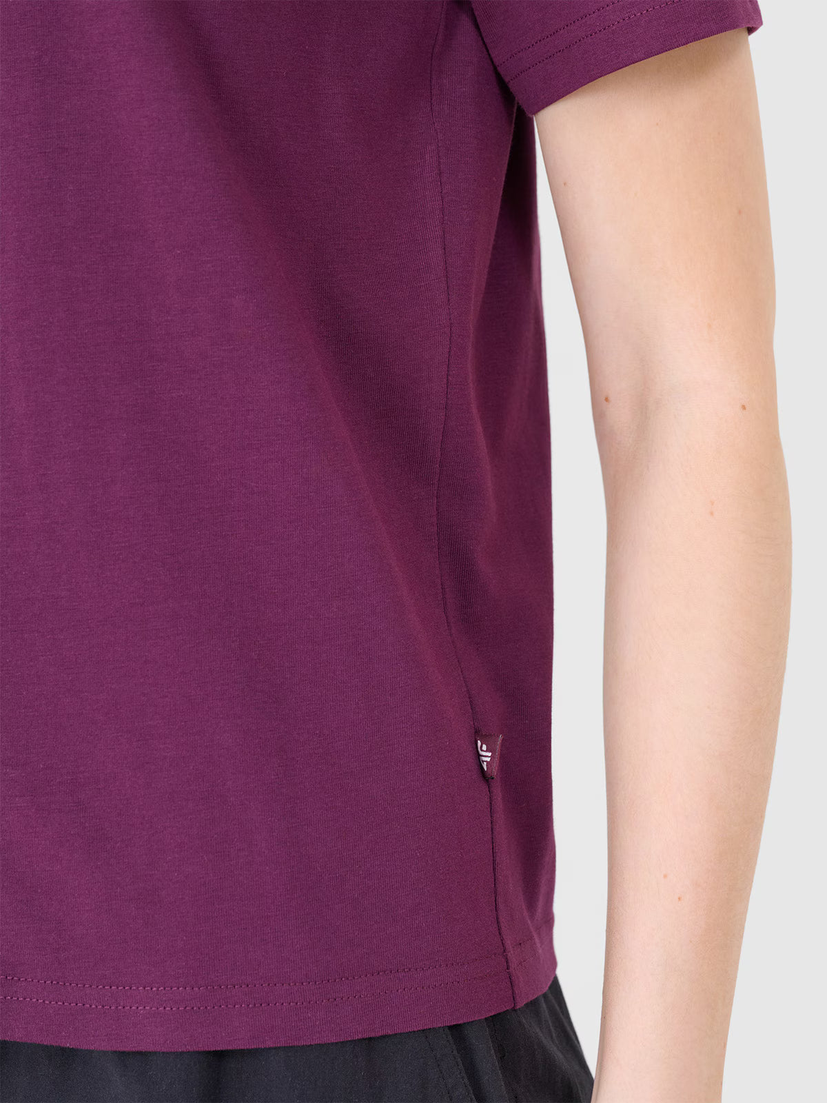 T-shirt regular gładki damski
