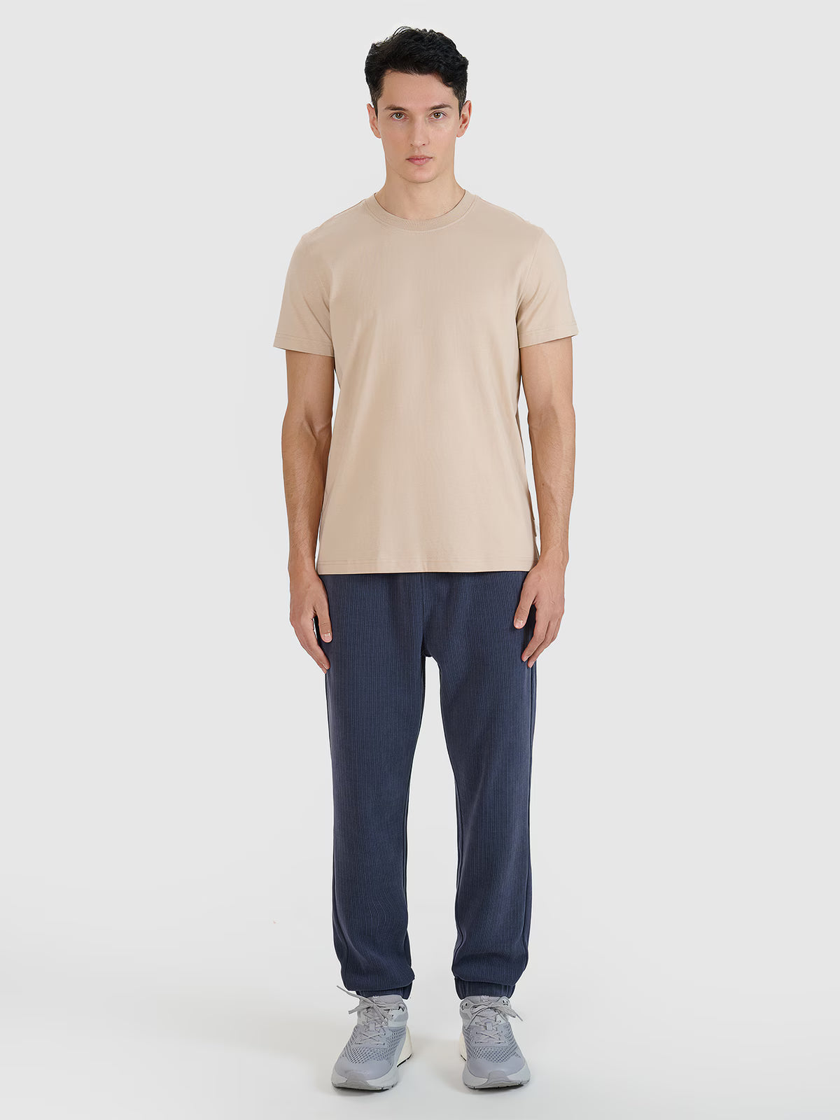T-shirt regular z nadrukiem męski