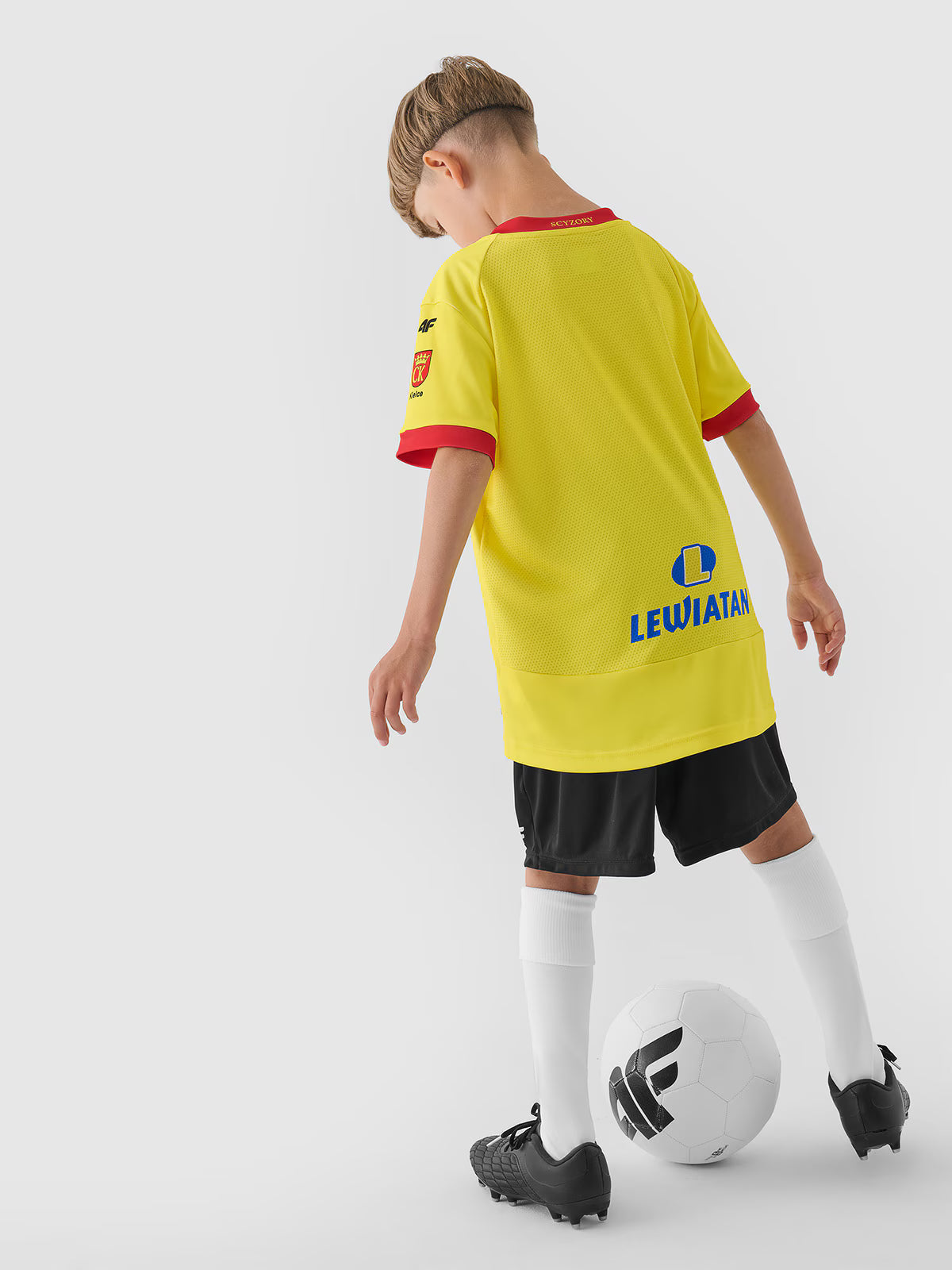 Koszulka klubowa wyjazdowa z sezonu 2024/25 chłopięca 4F x Korona Kielce