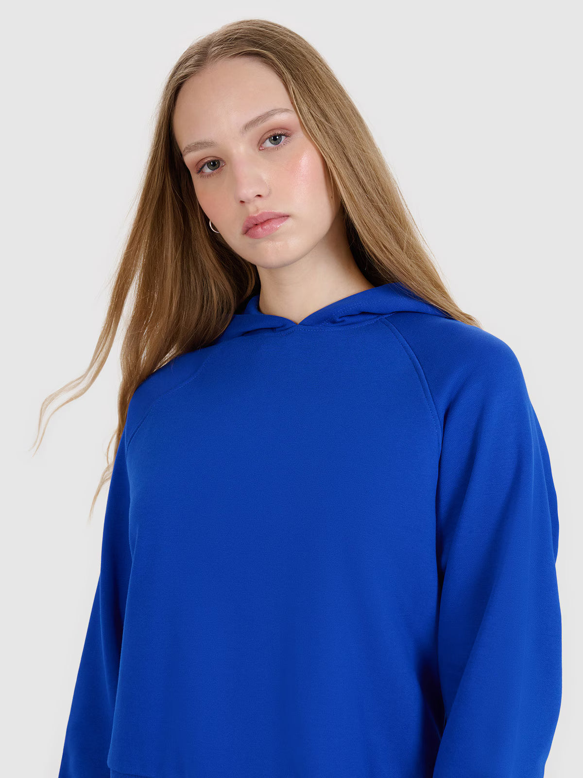 Bluza dresowa nierozpinana z kapturem damska