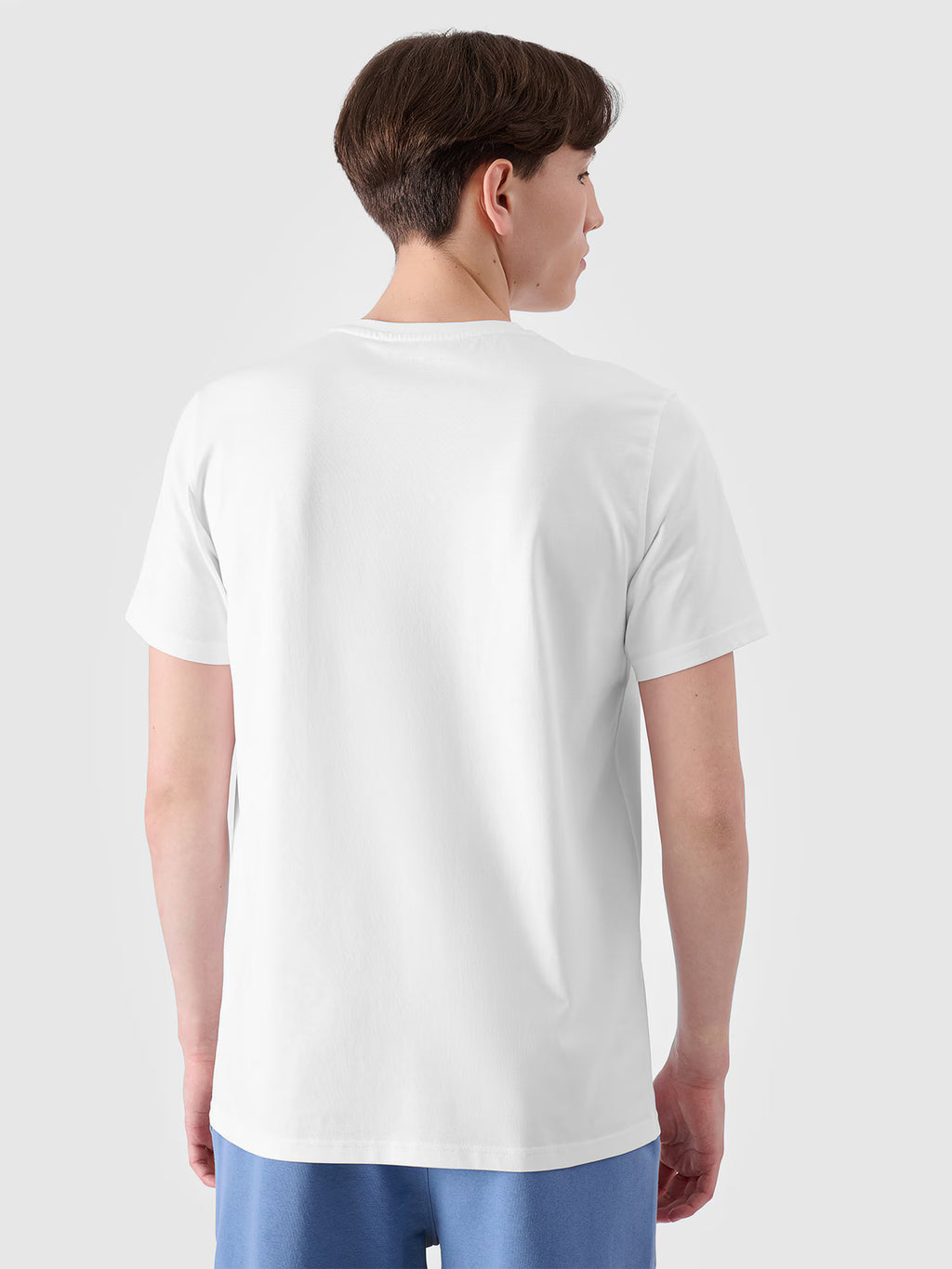 T-shirt regular z nadrukiem męski