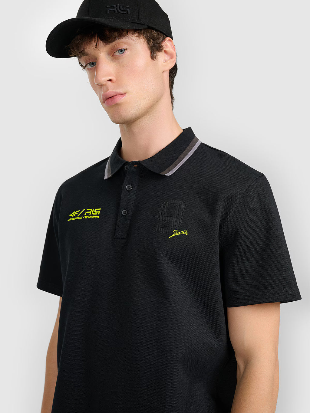 Koszulka polo regular męska 4F x Robert Lewandowski