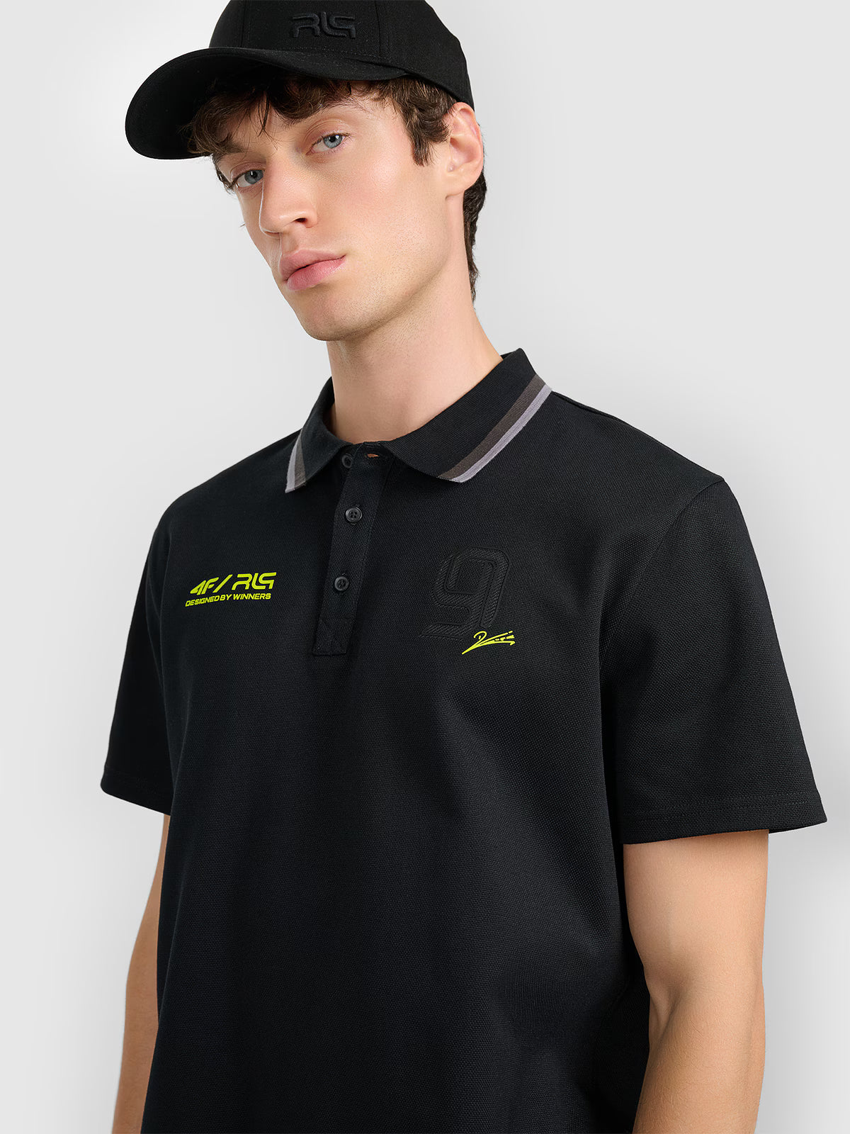 Koszulka polo regular męska 4F x Robert Lewandowski