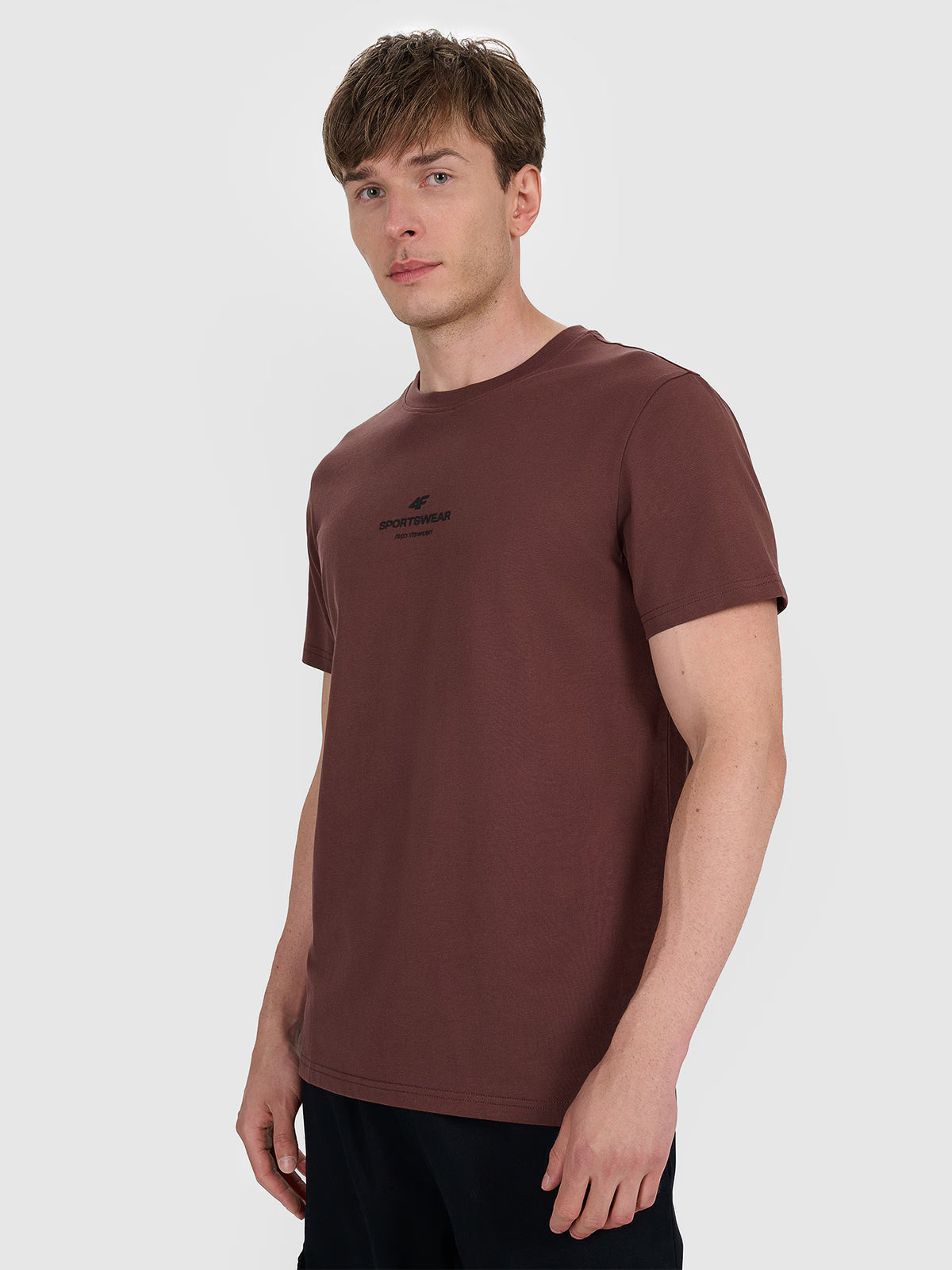 T-shirt regular z nadrukiem męski