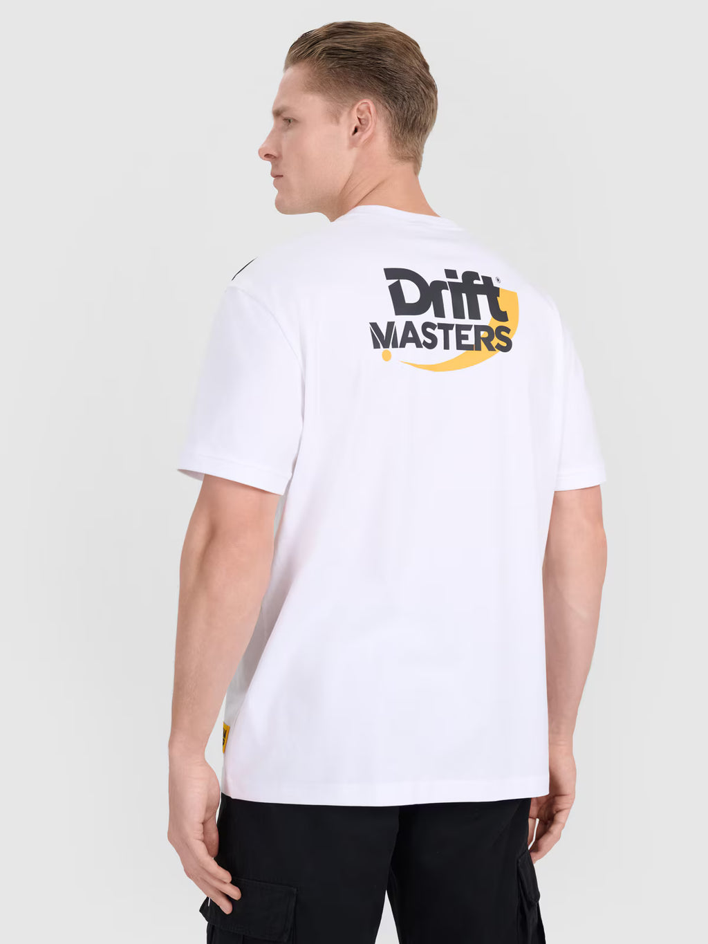 T-shirt regular z nadrukiem uniseks 4F x Drift Masters