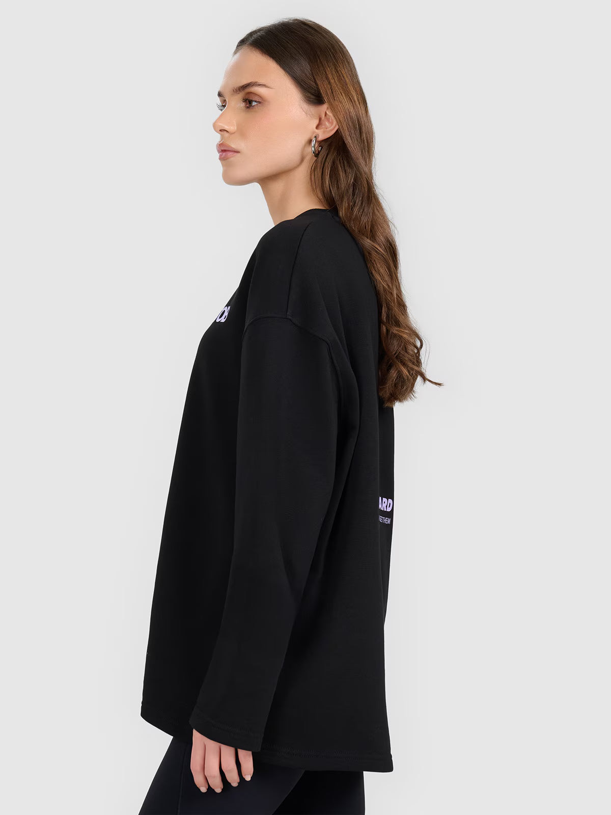 Bluza dresowa nierozpinana bez kaptura damska