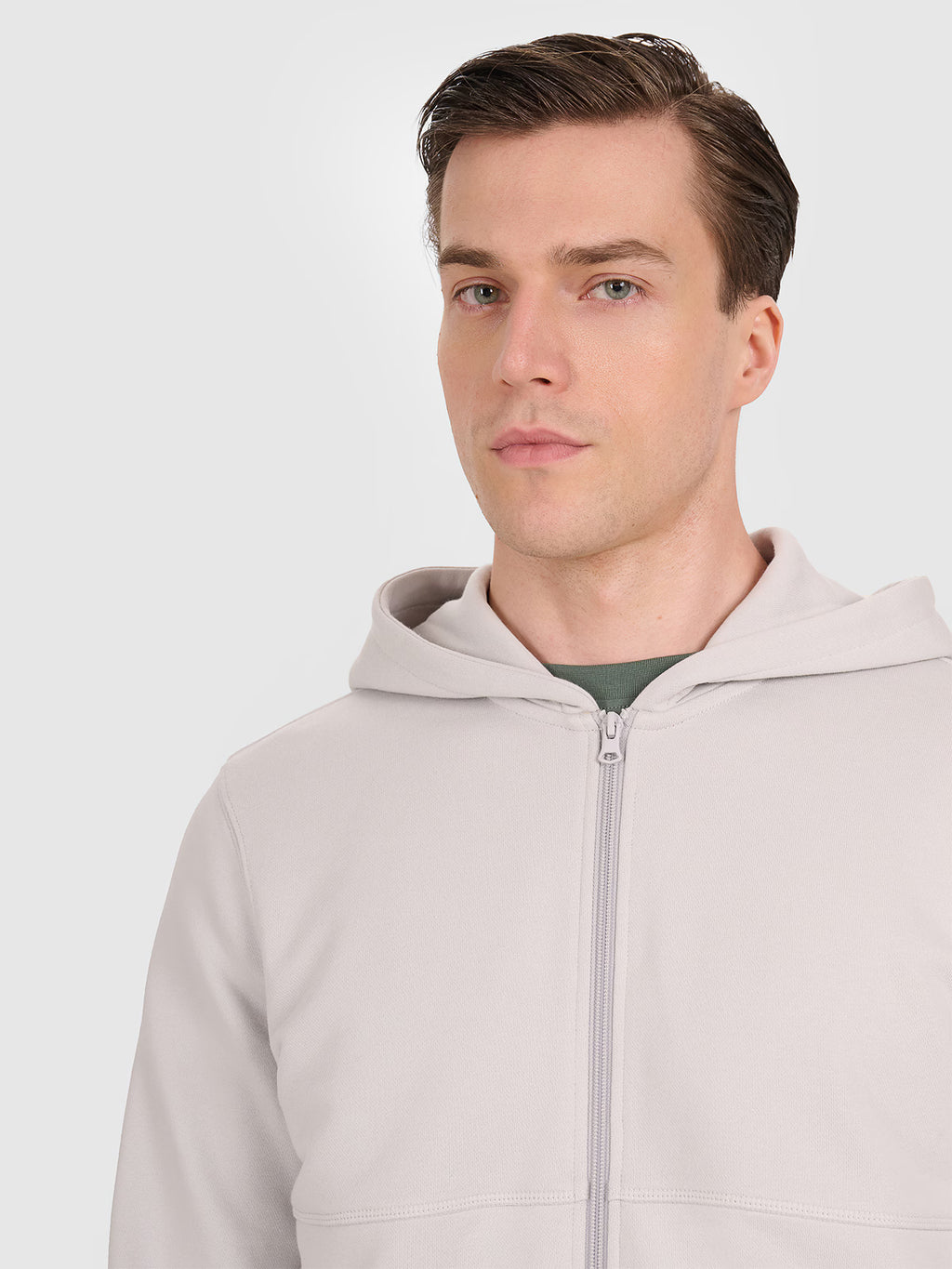 Bluza dresowa rozpinana z kapturem męska