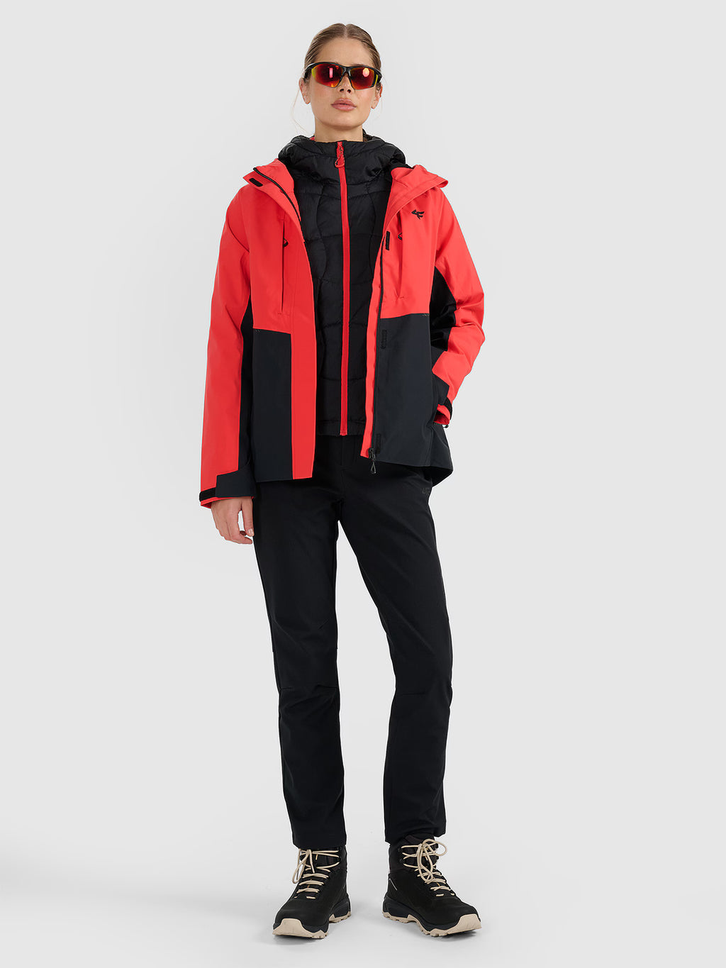 Spodnie trekkingowe softshell membrana 10000 damskie