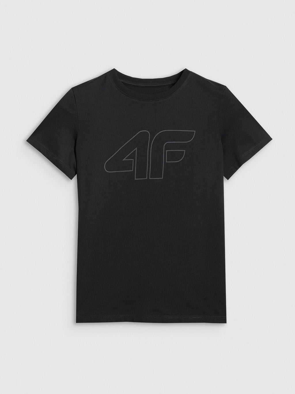T-shirt oversize z nadrukiem dziewczęcy