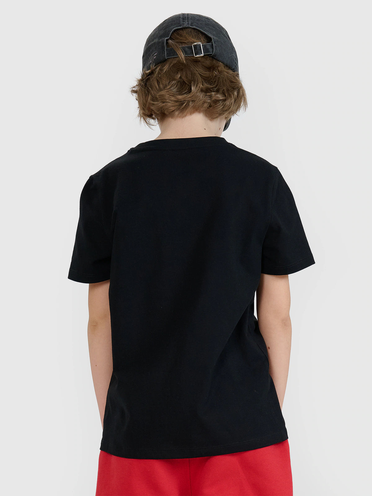 T-shirt regular gładki chłopięcy