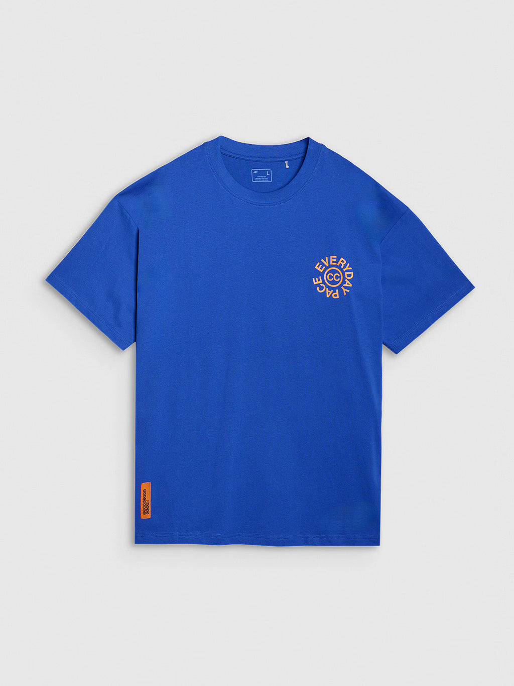 T-shirt oversize z nadrukiem męski