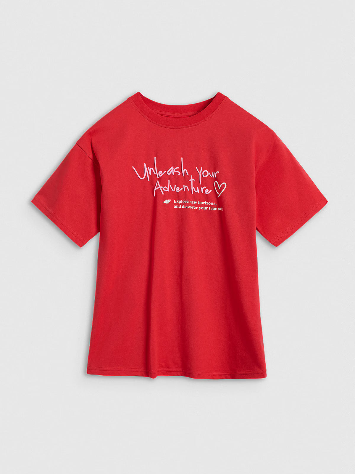 T-shirt regular z nadrukiem dziewczęcy
