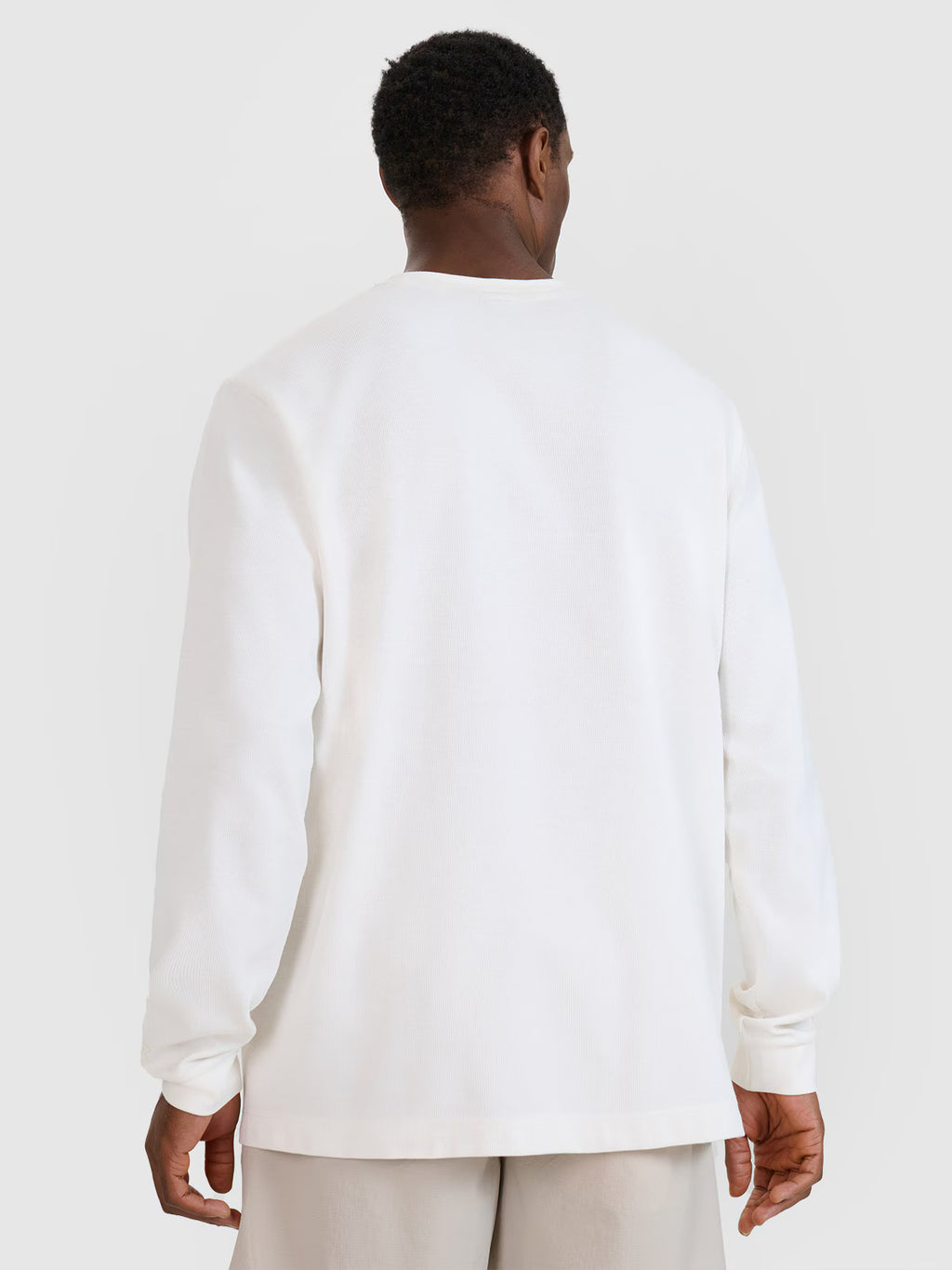 Longsleeve oversize z nadrukiem męski