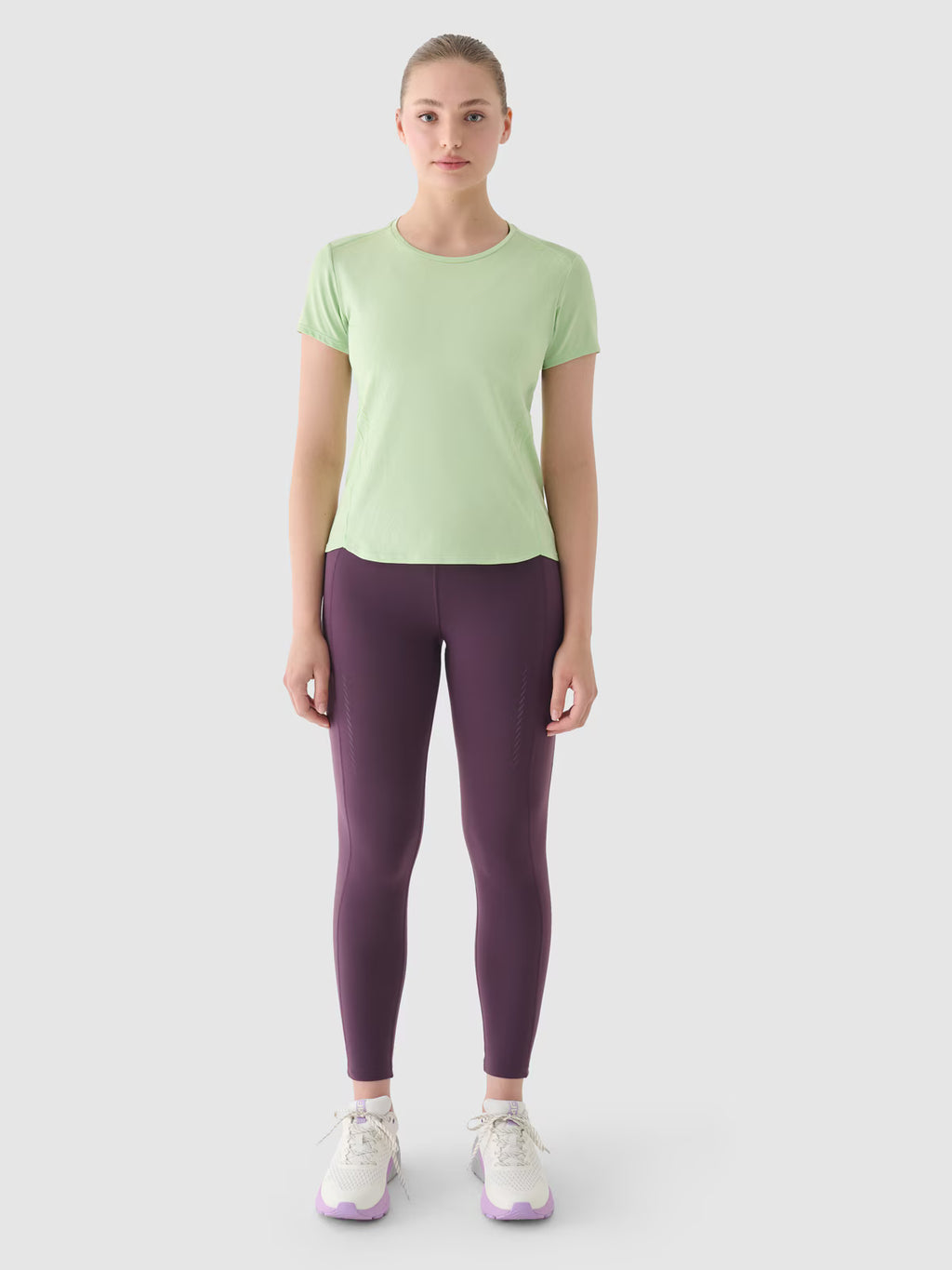 Legginsy do biegania z wysokim stanem damskie