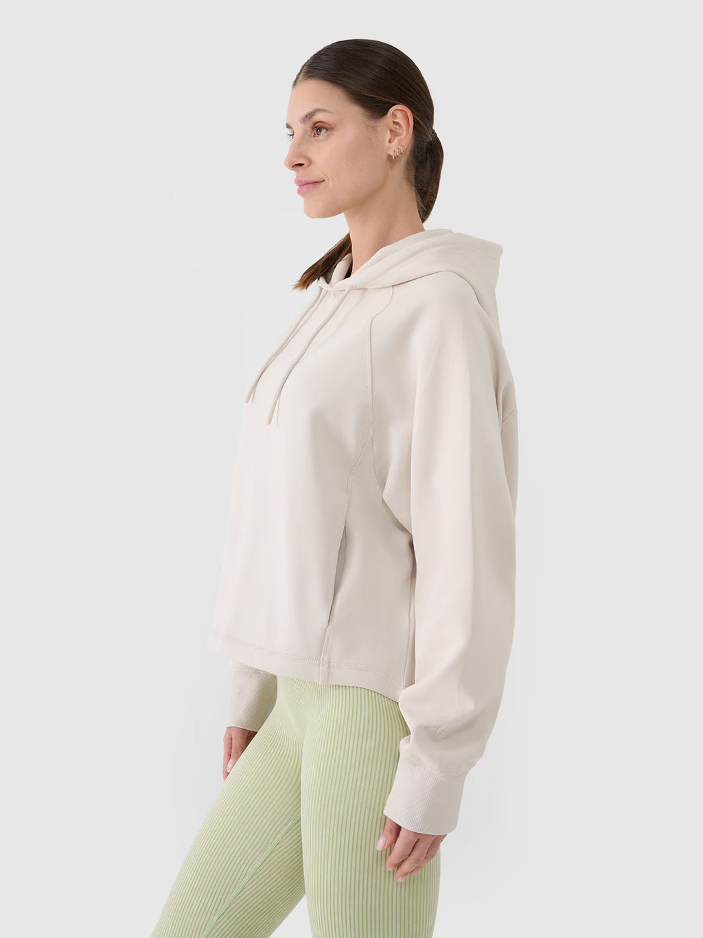 Bluza dresowa nierozpinana z kapturem damska