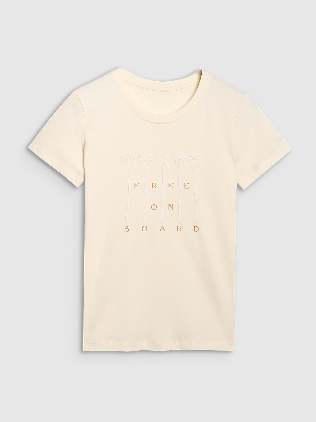 T-shirt regular z nadrukiem damski