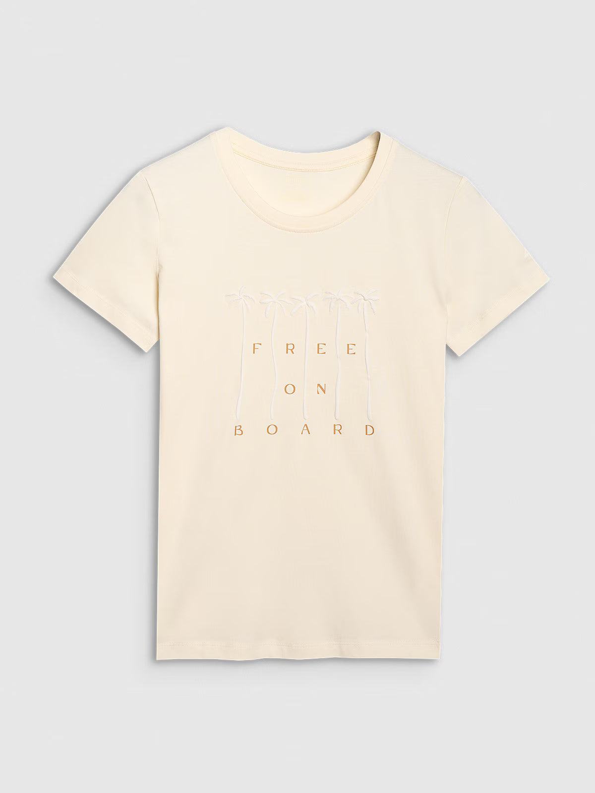 T-shirt regular z nadrukiem damski