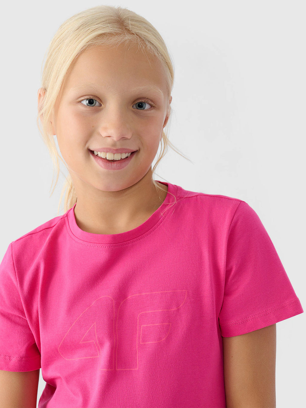 T-shirt z nadrukiem dziewczęcy