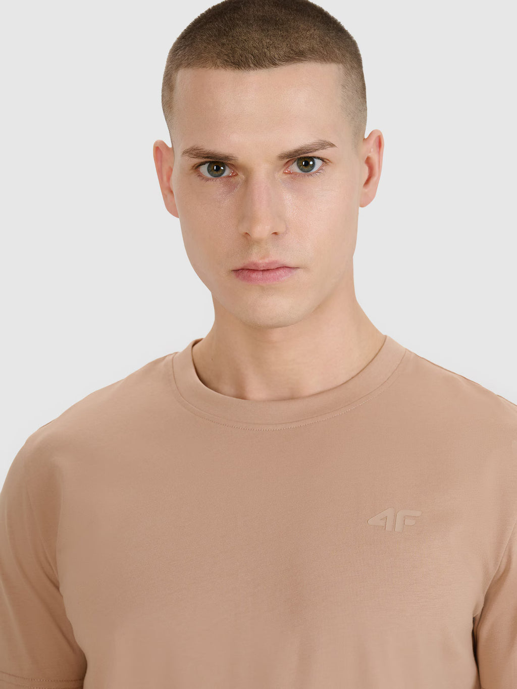 T-shirt regular gładki męski