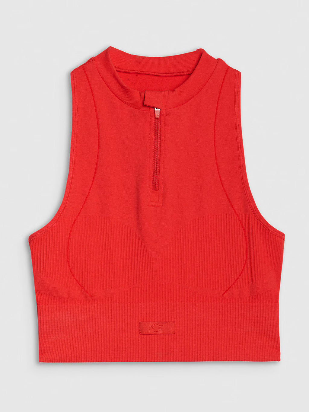 Crop-top treningowy slim bezszwowy damski