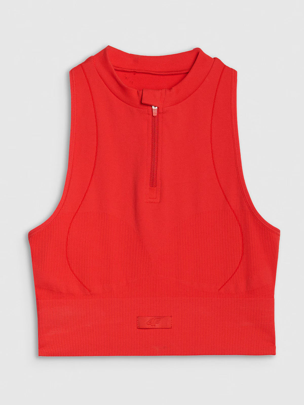 Crop-top treningowy slim bezszwowy damski