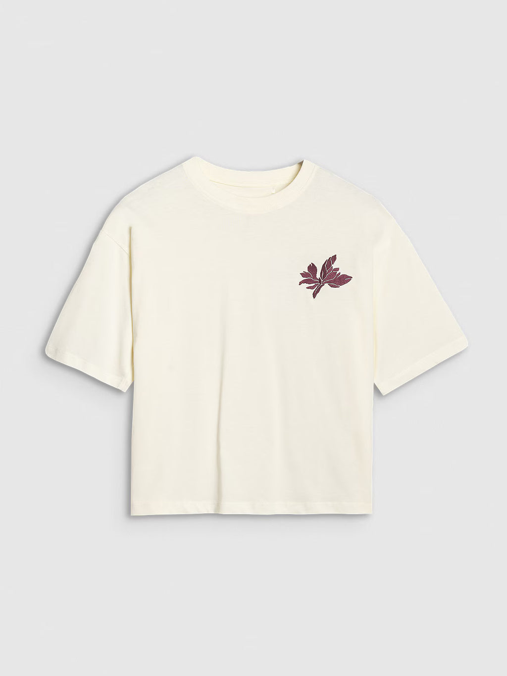 T-shirt oversize z nadrukiem damski