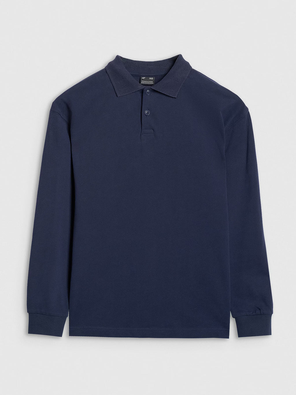Longsleeve polo regular chłopięcy