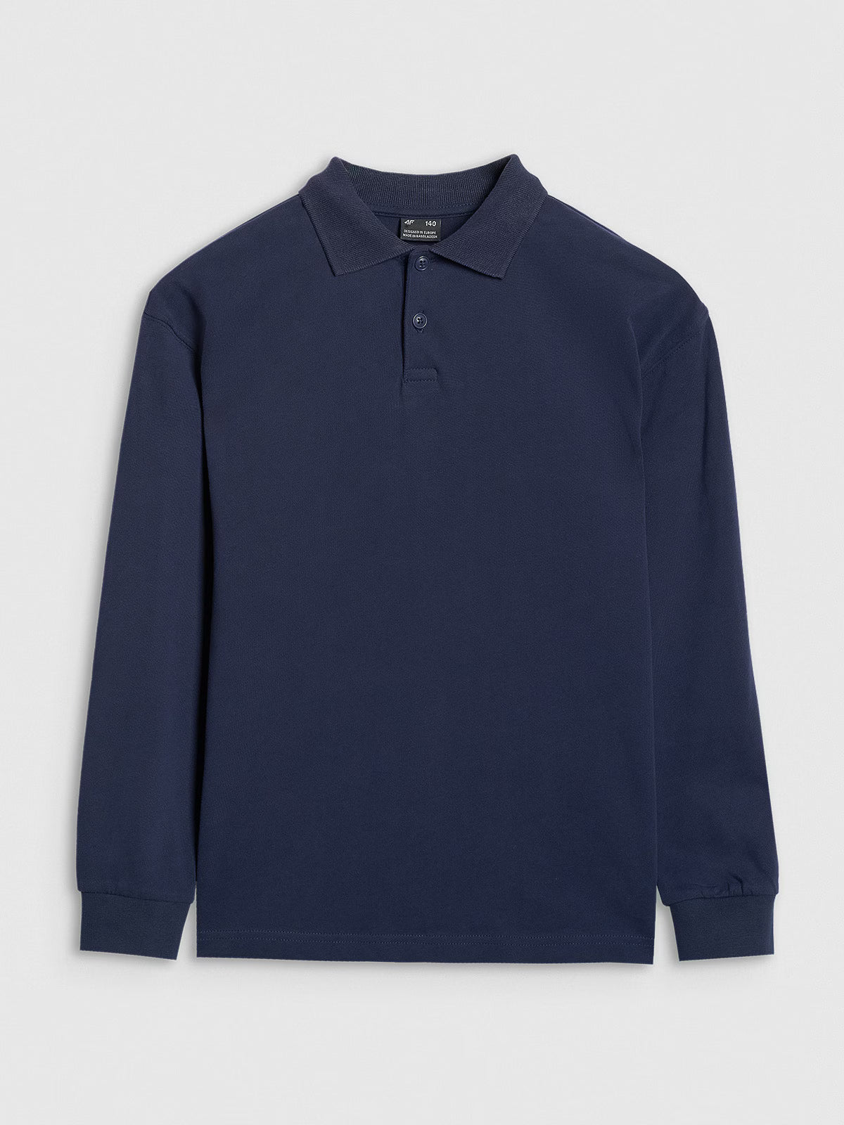 Longsleeve polo regular chłopięcy