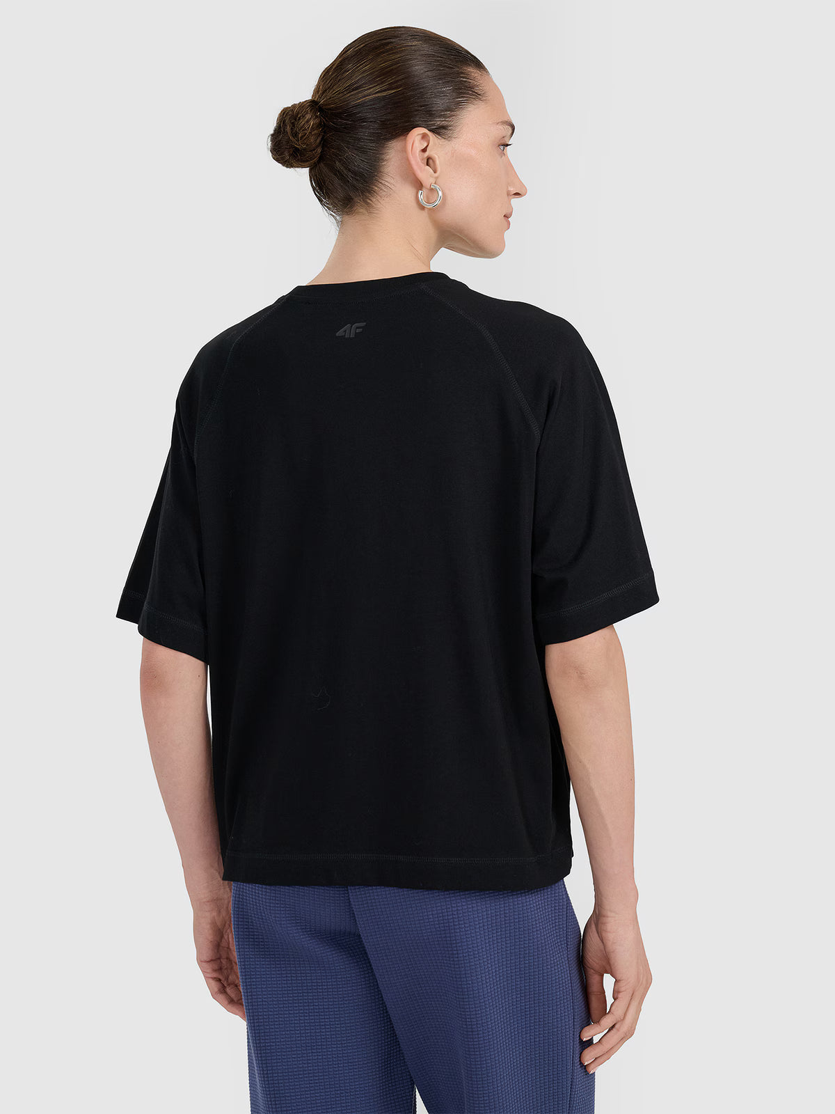 T-shirt oversize z nadrukiem damski