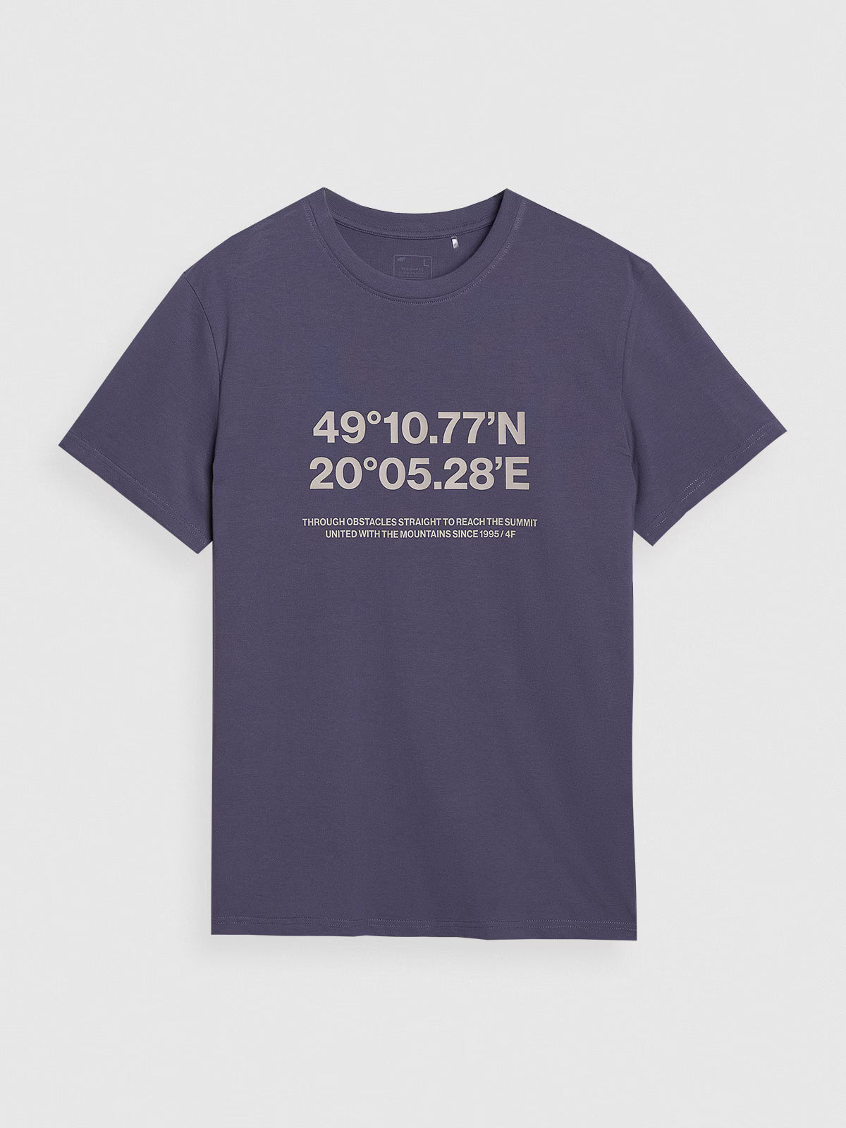 T-shirt regular z nadrukiem męski