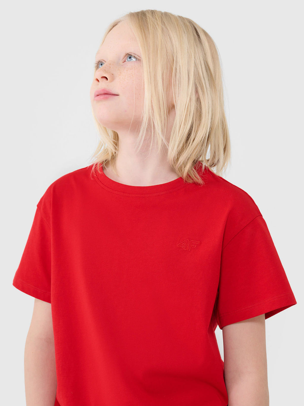 T-shirt oversize gładki chłopięcy
