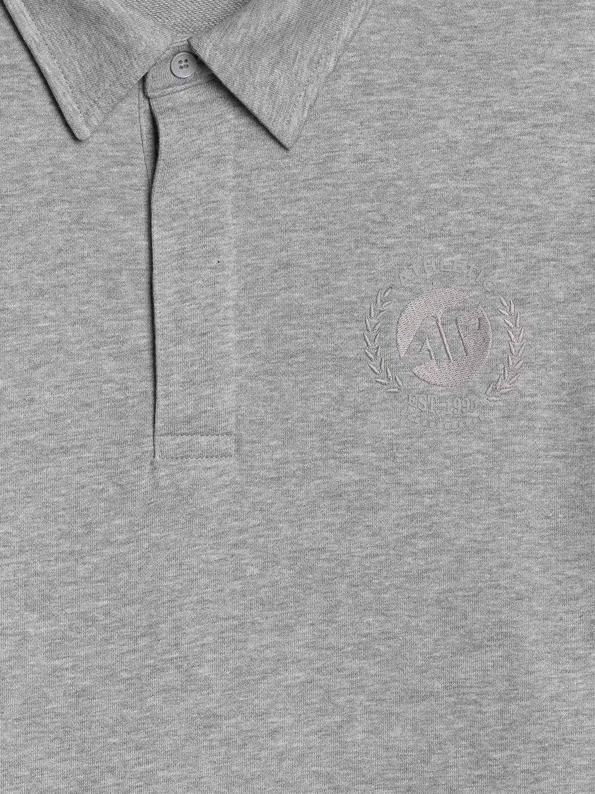 Bluza dresowa regular z kołnierzykiem męska