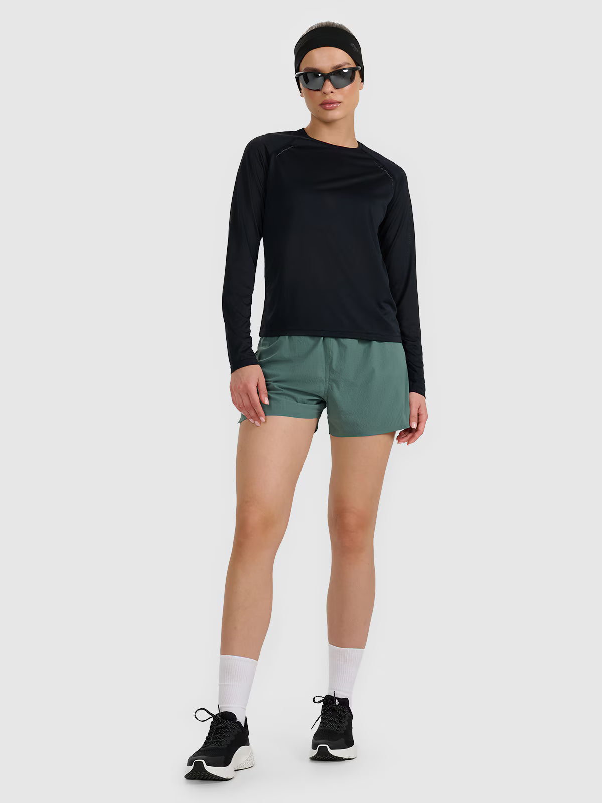 Longsleeve do biegania w terenie szybkoschnący damski