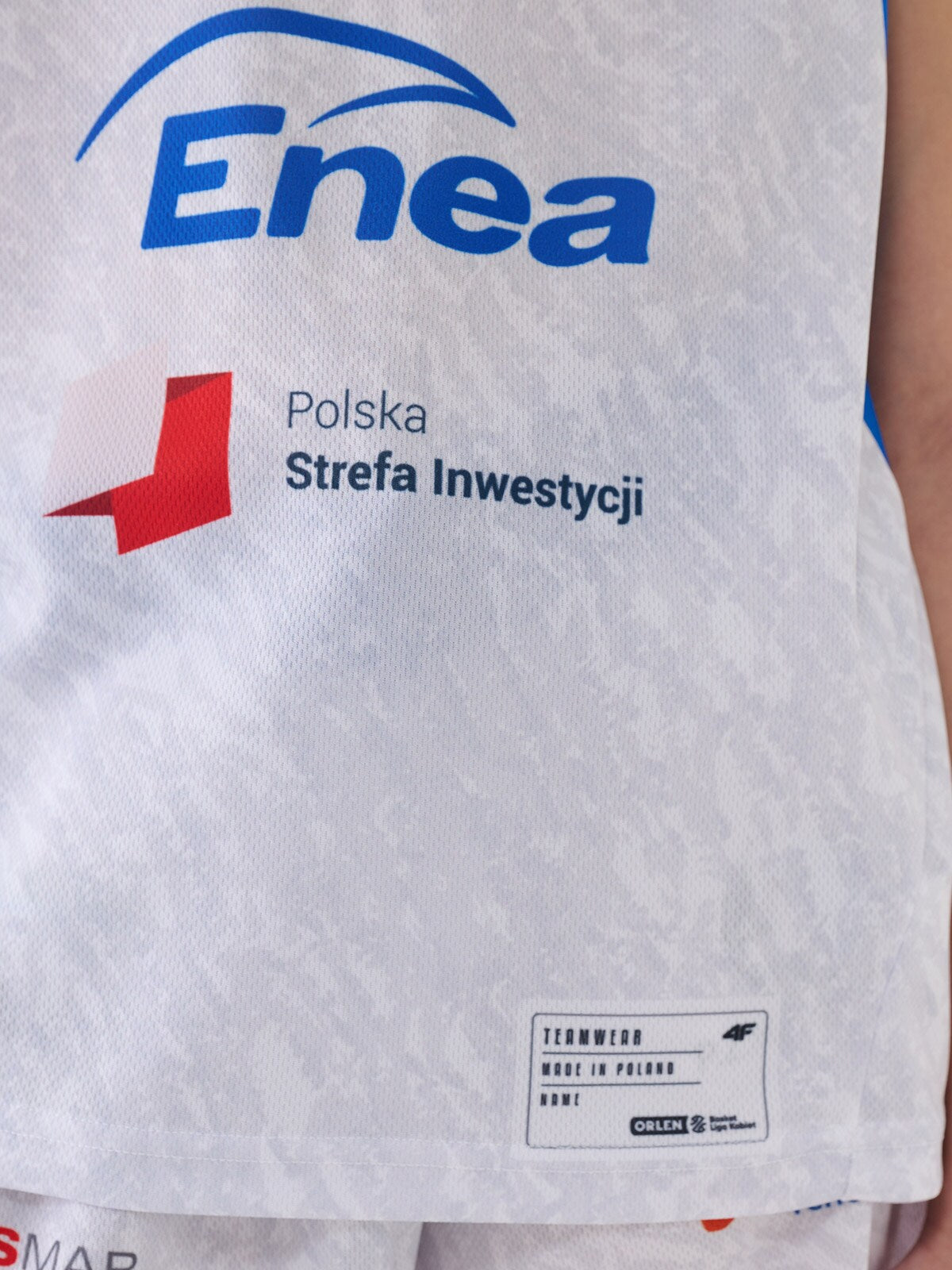 Koszulka meczowa replika domowa z sezonu 2024/25 dziecięca 4F x Enea AZS AJP Gorzów Wielkopolski
