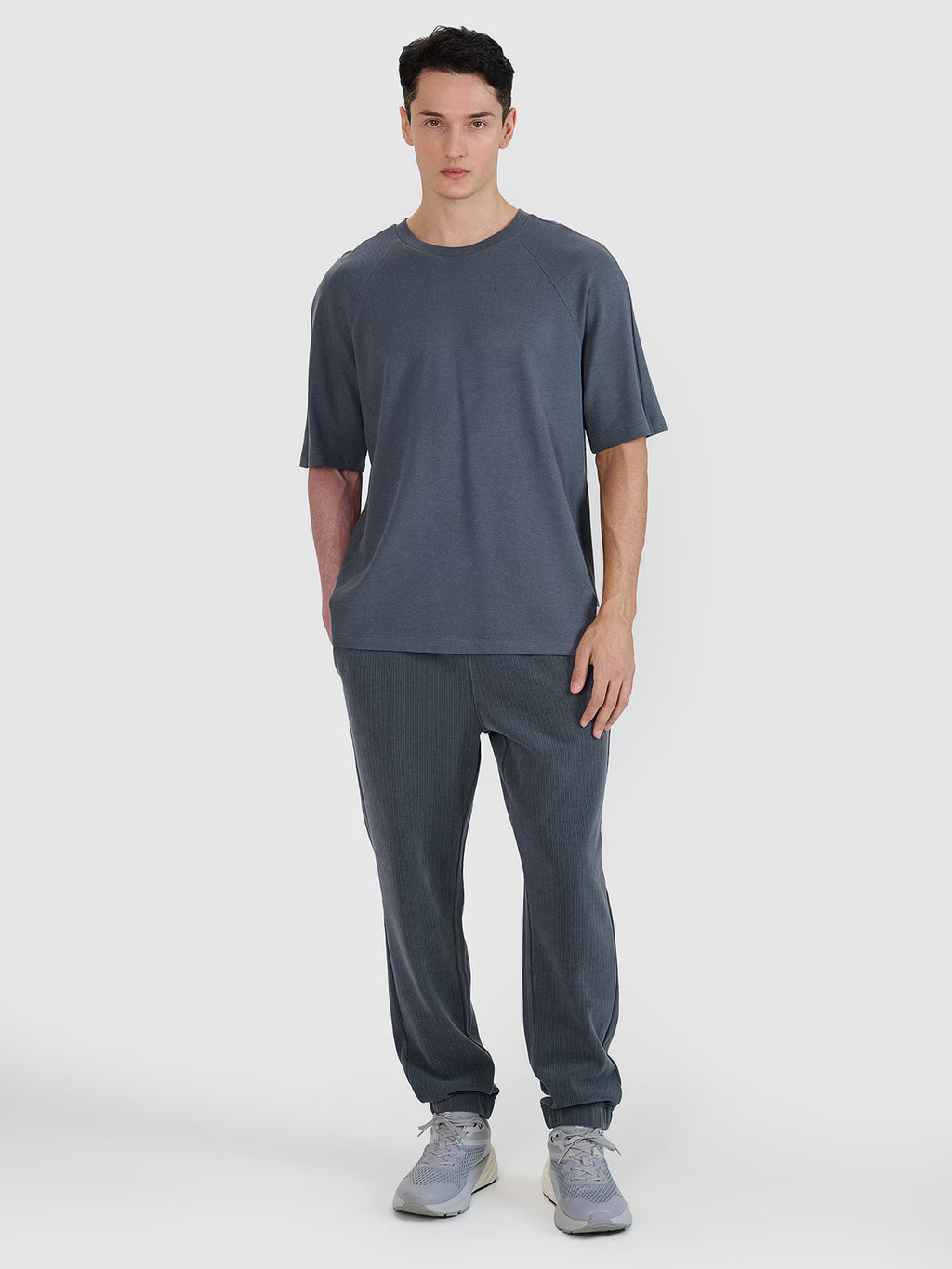 T-shirt oversize z modalem męski