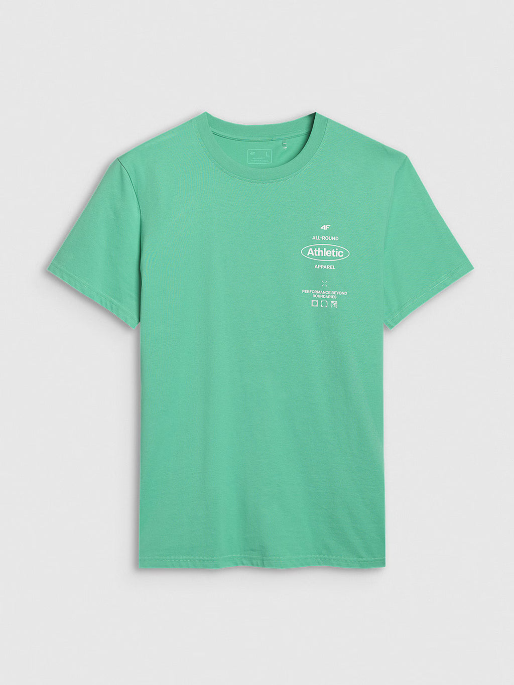 T-shirt regular z nadrukiem męski