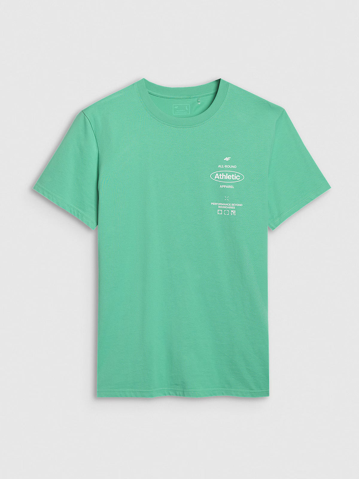 T-shirt regular z nadrukiem męski