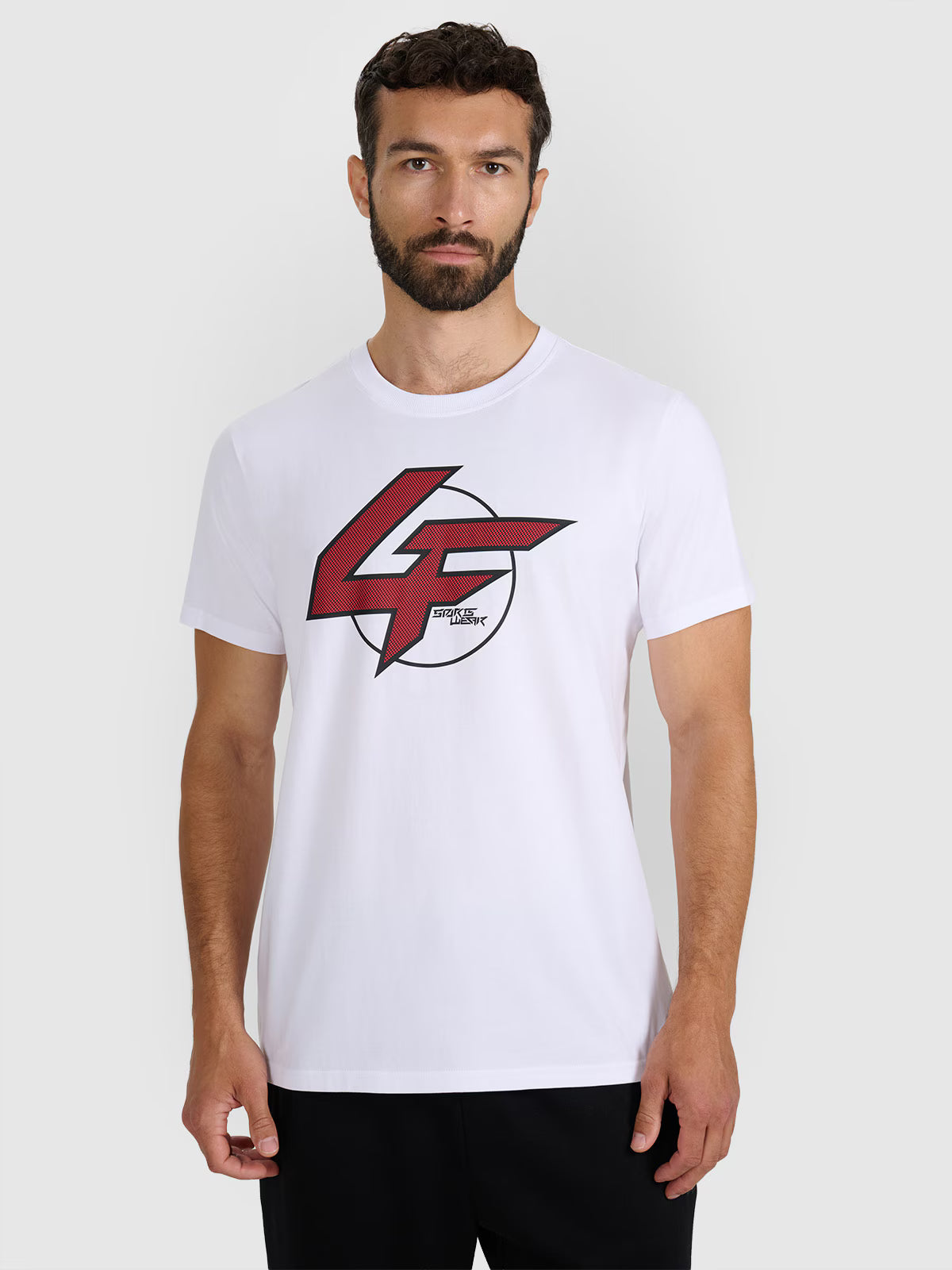 T-shirt regular z nadrukiem męski